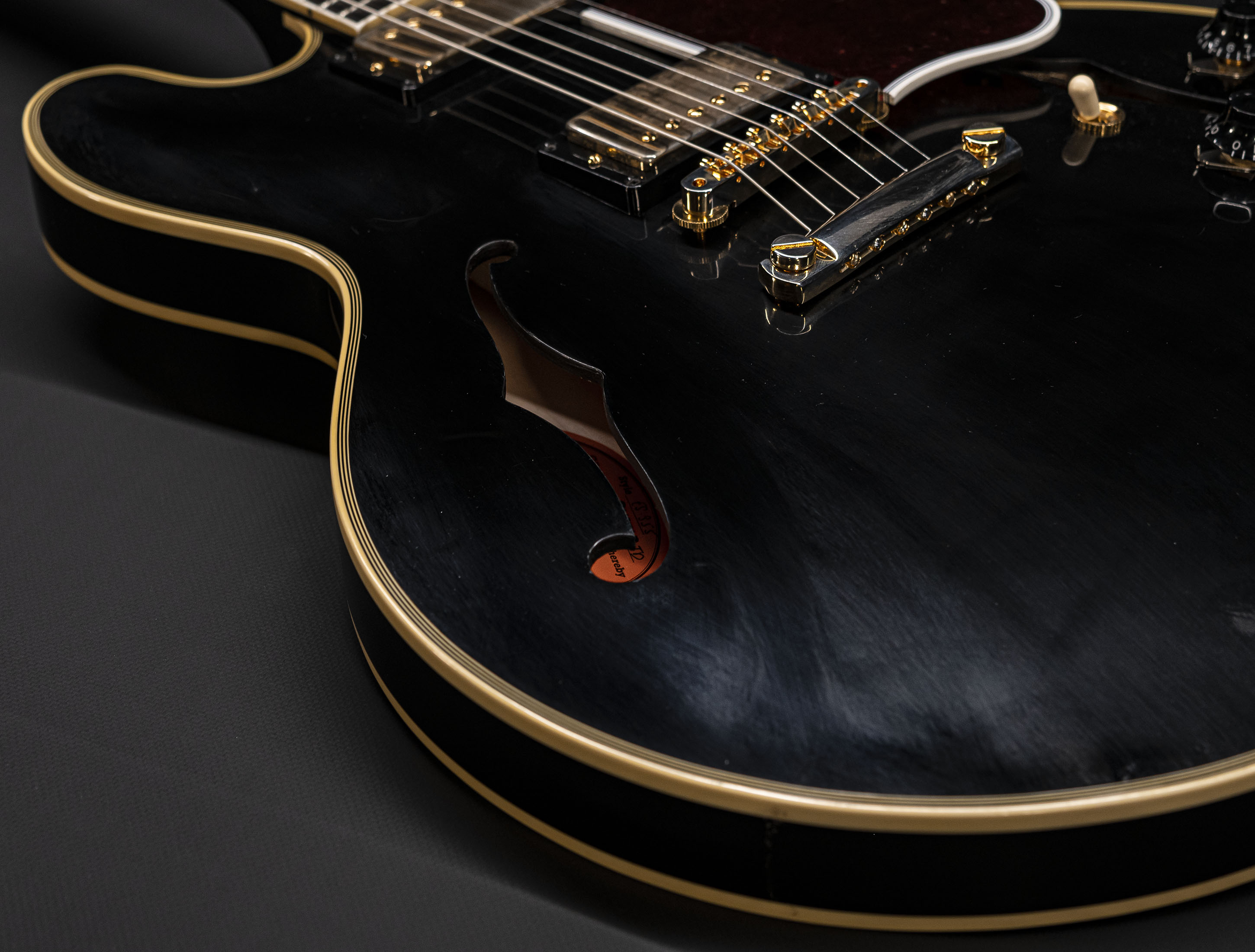 Show gallery (24 images) a118296 gibson-1959-es-355-stop-bar-historic-reissue-ebony