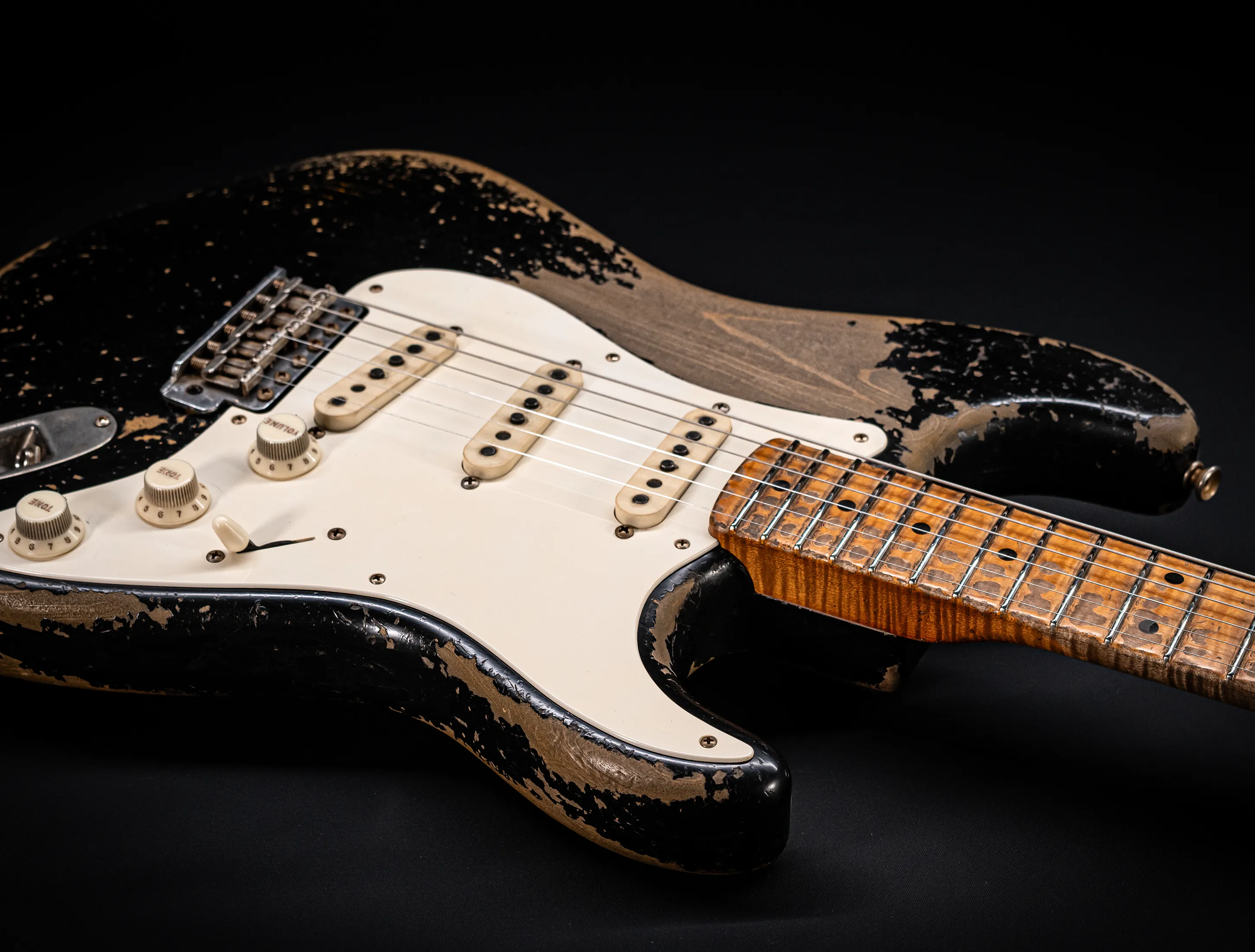 Fender Senior Masterbuilt Dale Wilson 1957 Stratocaster Heavy Relic - faded Black