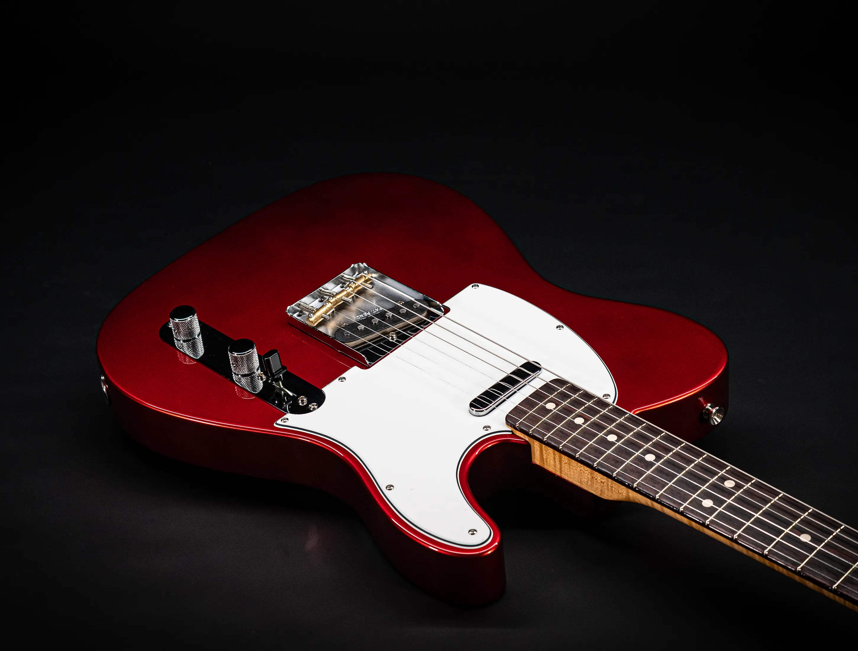 Fender MBD 1963 Telecaster Timeless NOS flame Neck - Candy Apple Red