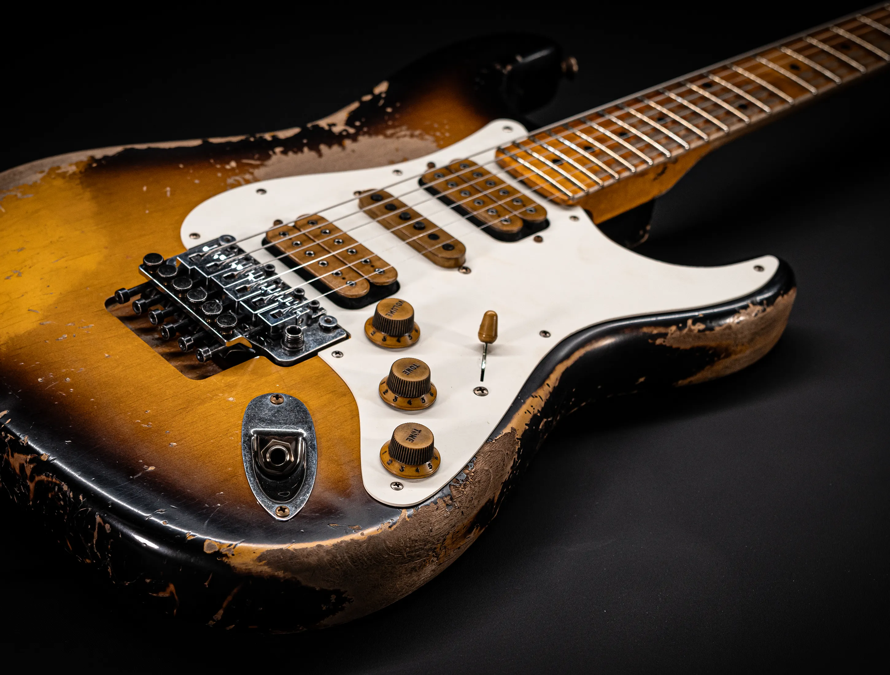 Fender MBD II 1956 FLOYD ROSE Stratocaster MIDAS Super Heavy Relic - Sunburst