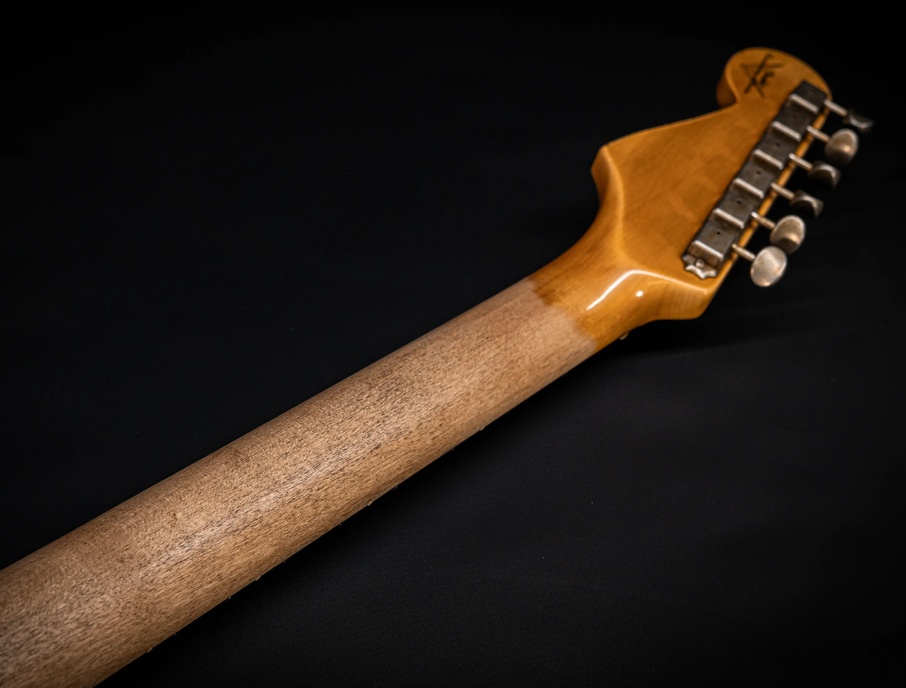 a172975Fender MBD Limited 1963 Hardtail Stratocaster Heavy Relic - Black Muikhaus-Hermann