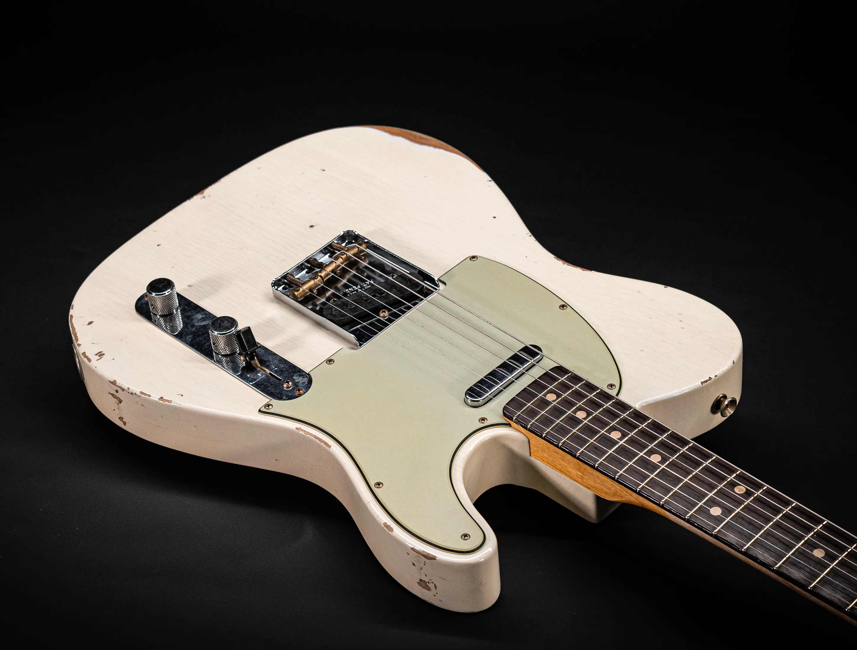Fender MBD 1963 Telecaster Relic - Olympic White