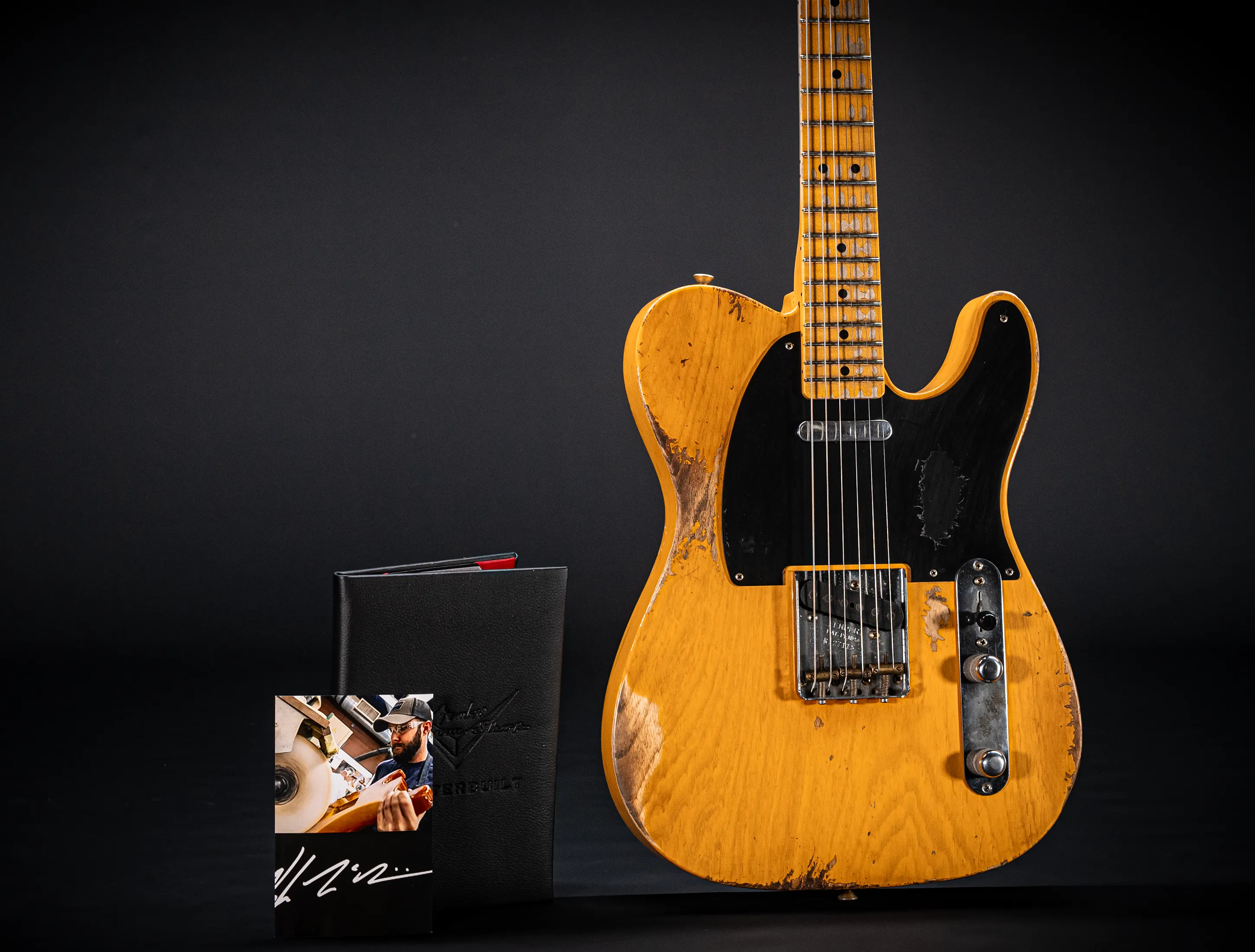 Fender Masterbuilt Kyle McMillin 1952 Telecaster Heavy Relic - 1pc Ash Butterscotch Blonde