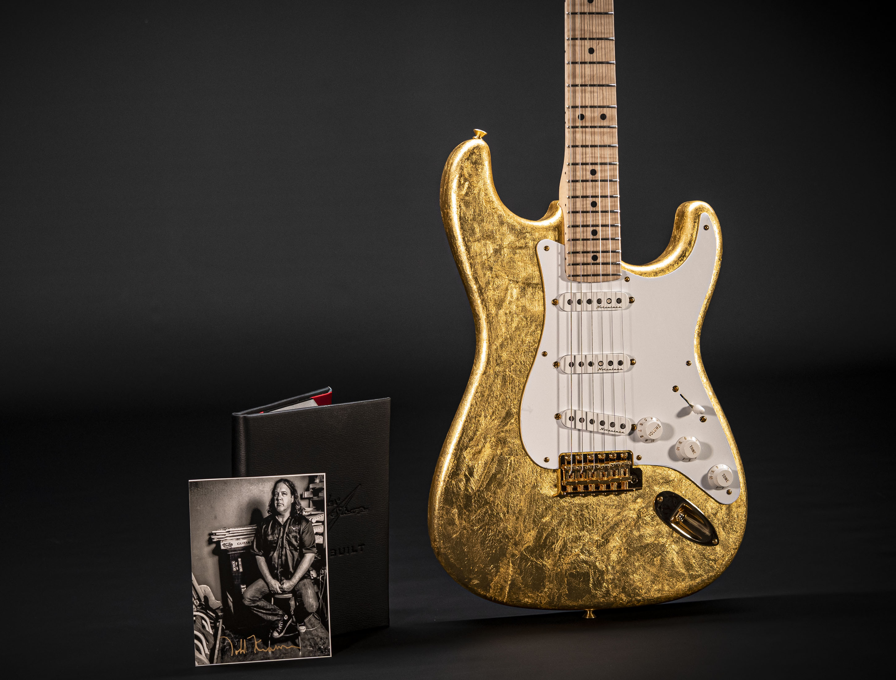Fender Masterbuilt Todd Krause GOLD LEAF Eric Clapton Stratocaster - 24 Karat Gold