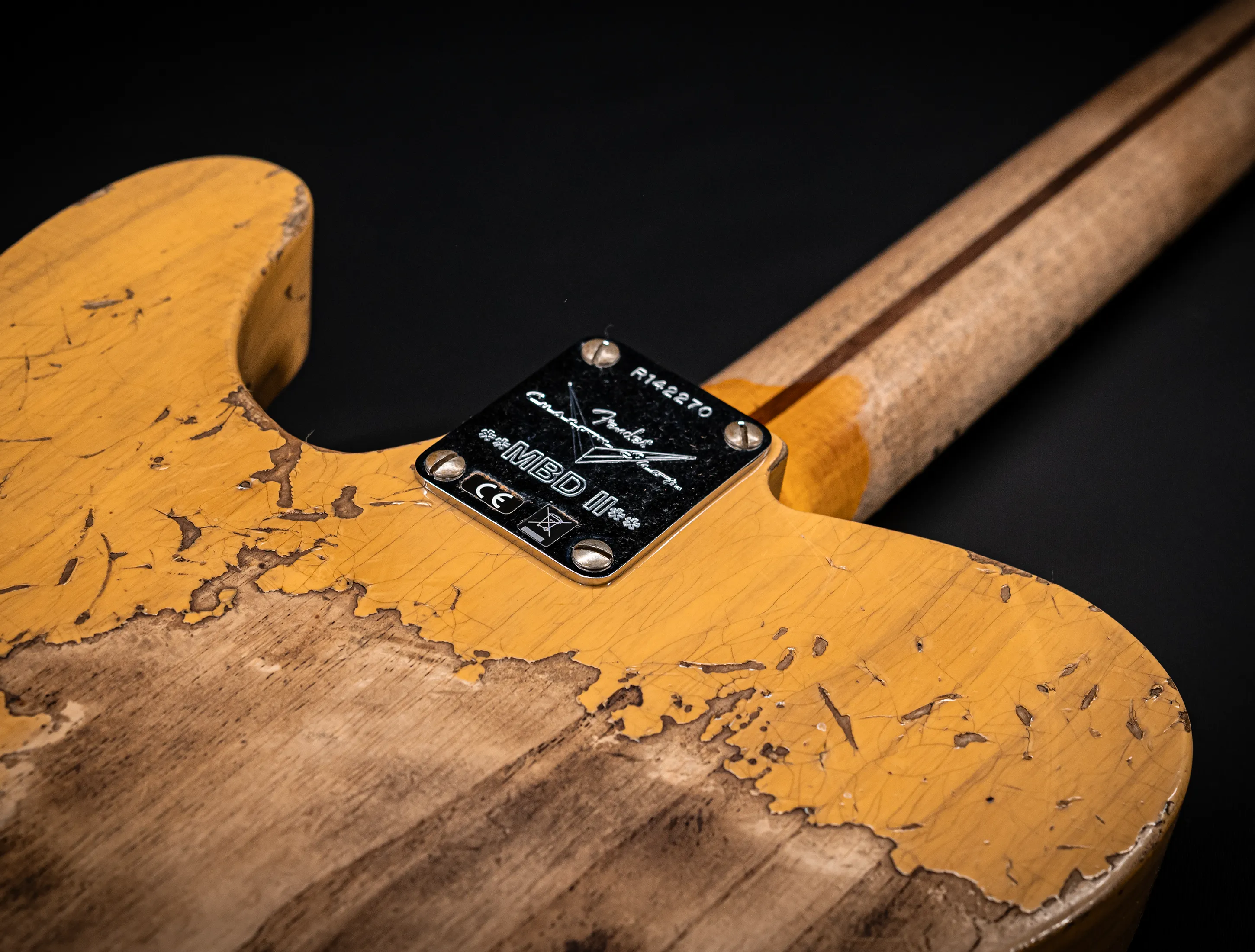 Fender MBD II 1952 Telecaster Super Heavy Relic 1pc. Ash Body - Butterscotch Blonde