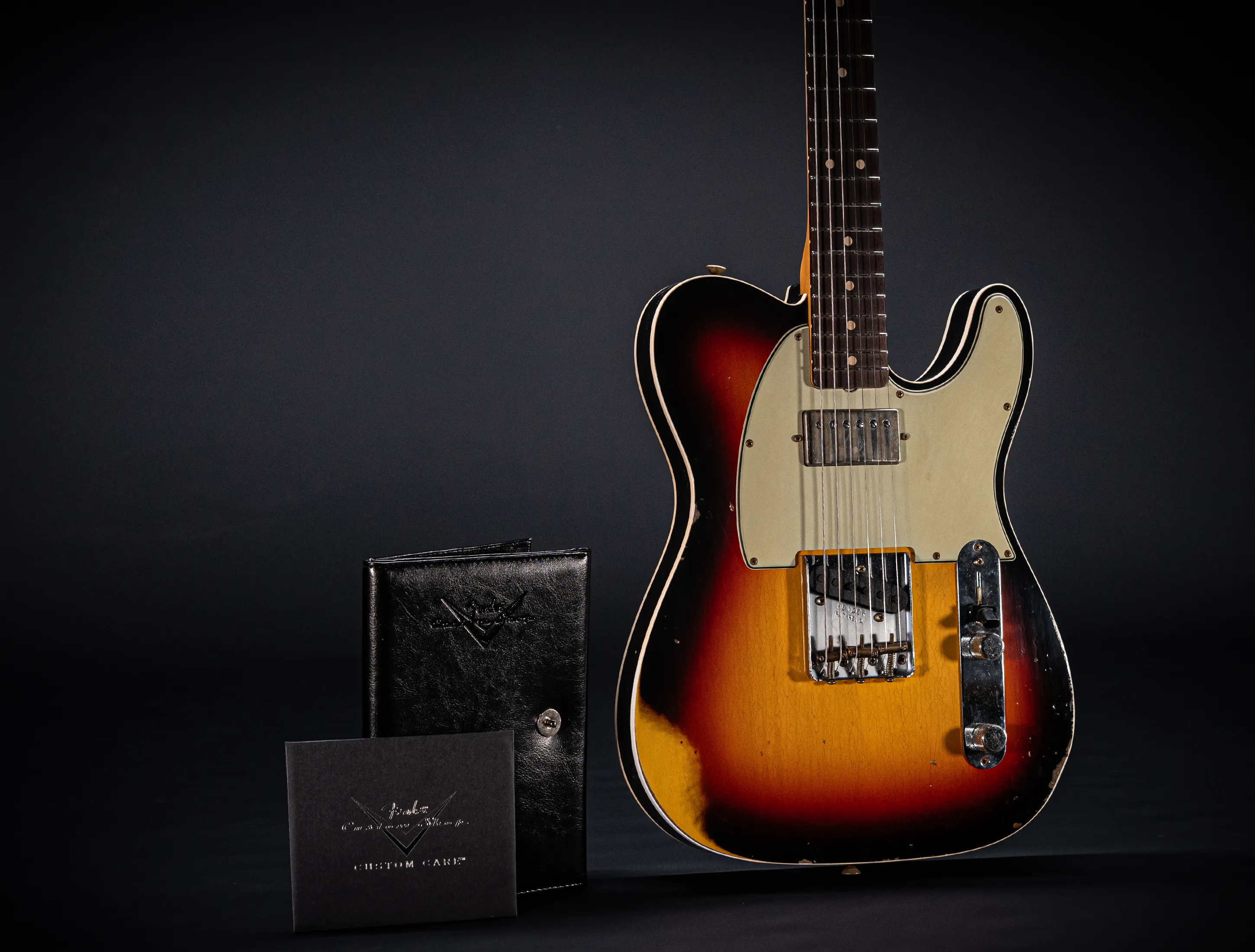 Fender MBD 1963 Humbucker Telecaster Custom Between Relic/Heavy relic - Sunburst