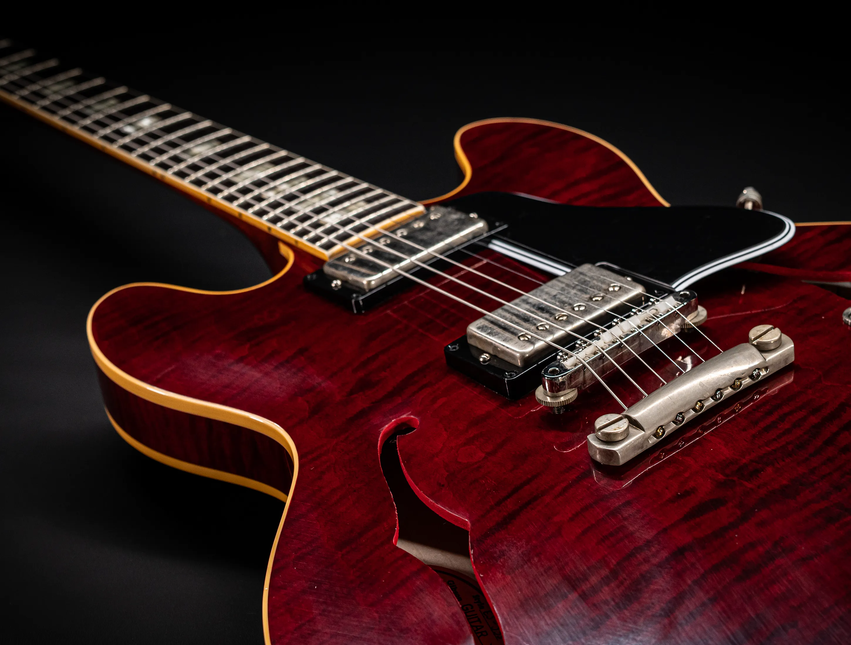 Gibson ES-335 1964 Custom Shop Murphy Lab Ultra Light Aged Figured Maple - Viking Red
