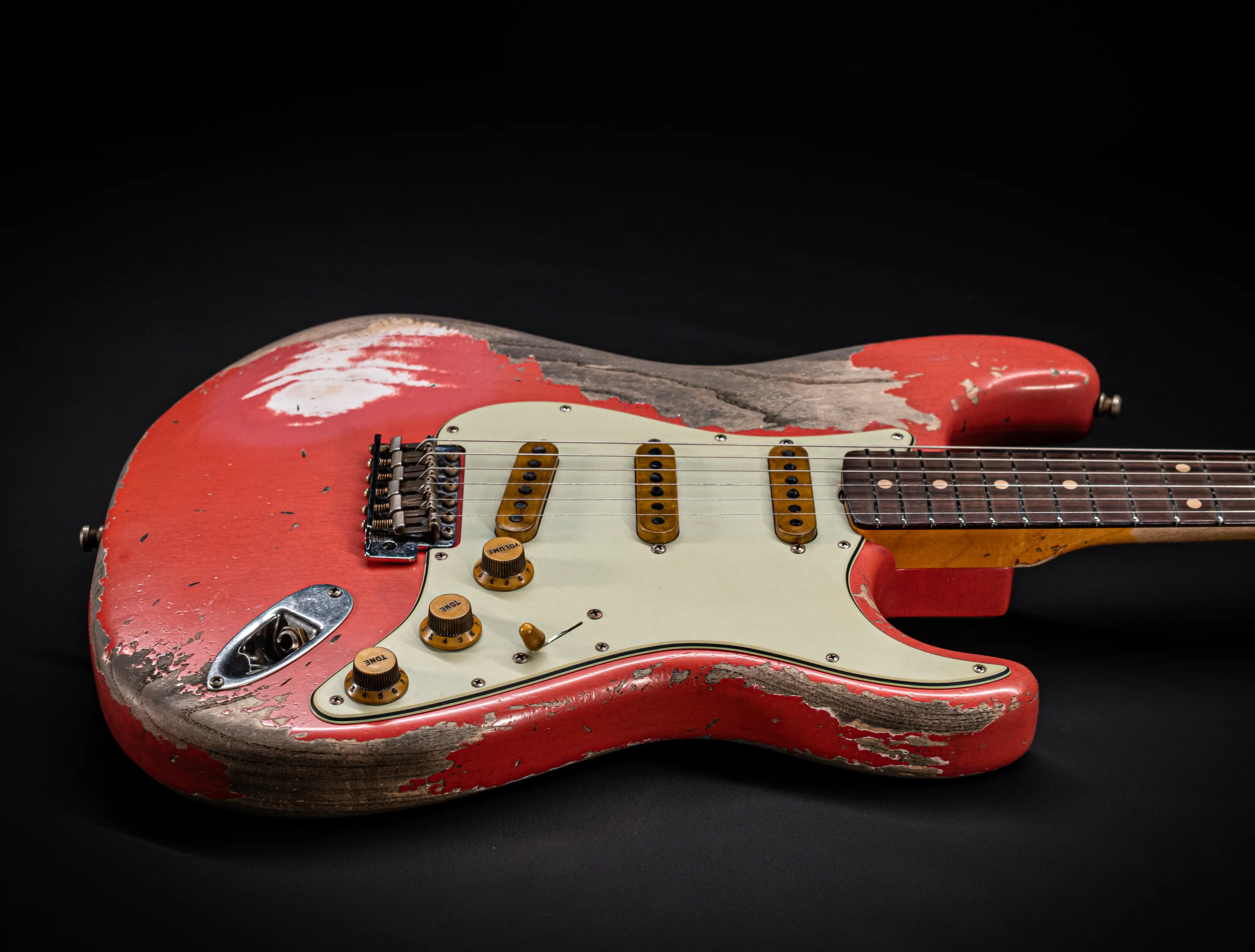 Fender MBD II 1962 Stratocaster MIDAS Super Heavy Relic - ASH Body Fiesta Red