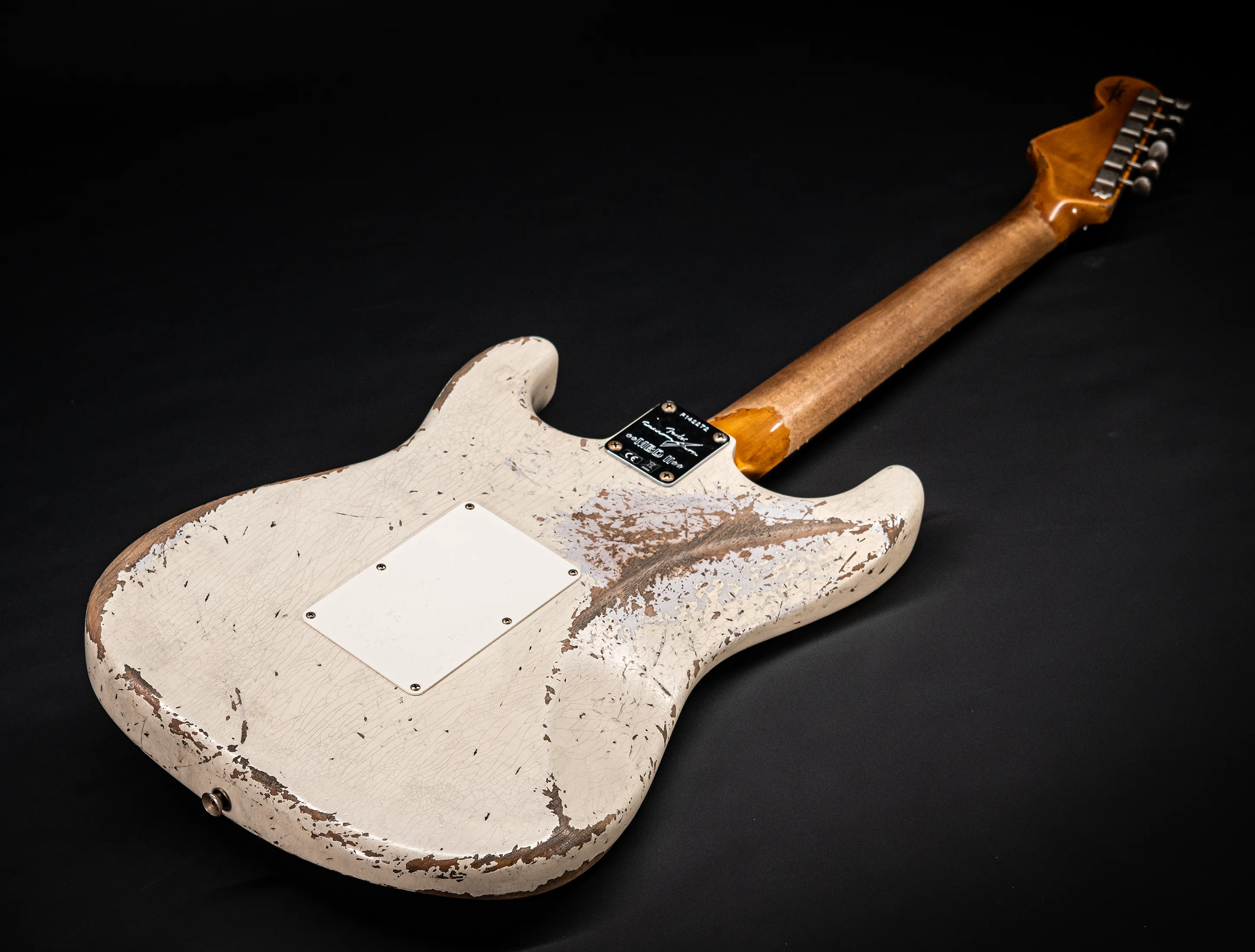 Fender MBD II 1962 FLOYD ROSE Stratocaster MIDAS Super Heavy Relic - Olympic White