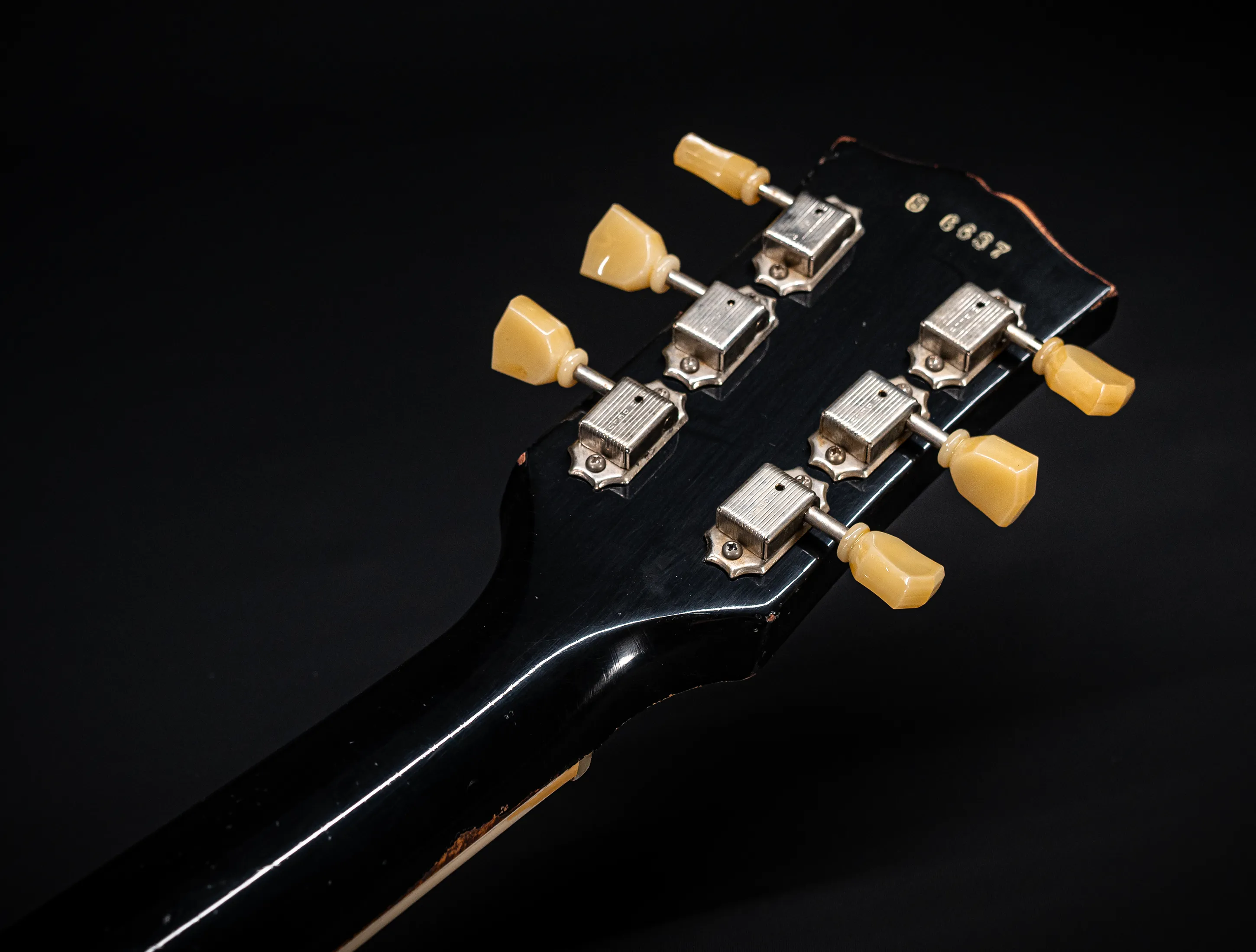 Gibson Les Paul 1958 Standard Murphy Lab Heavy Aged - Factory Black