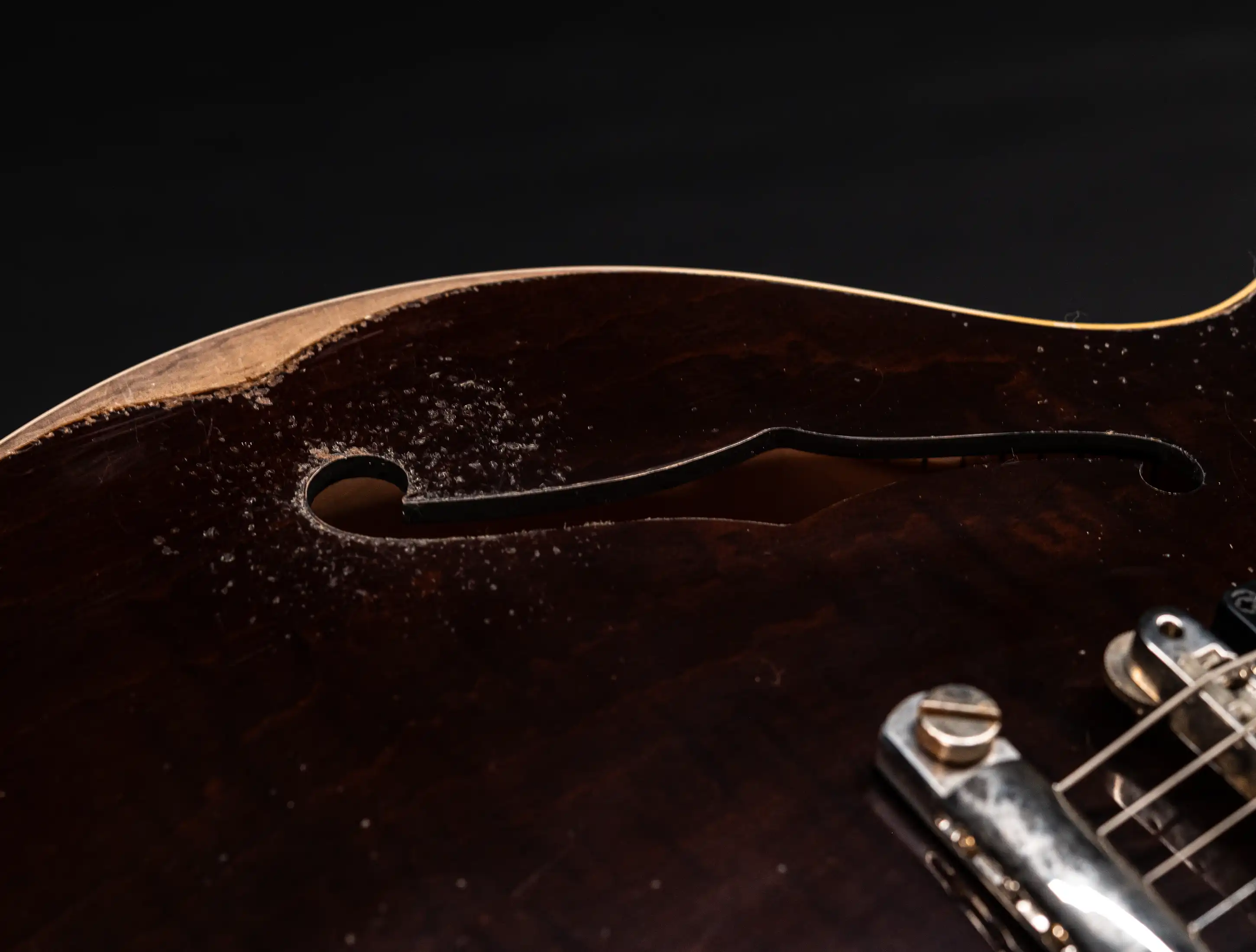 a154396 Gibson-ES-335-1964-Custom-Shop-Murphy-Lab-Heavy-Aged-Figured-Maple-Antique-Walnut-Stain