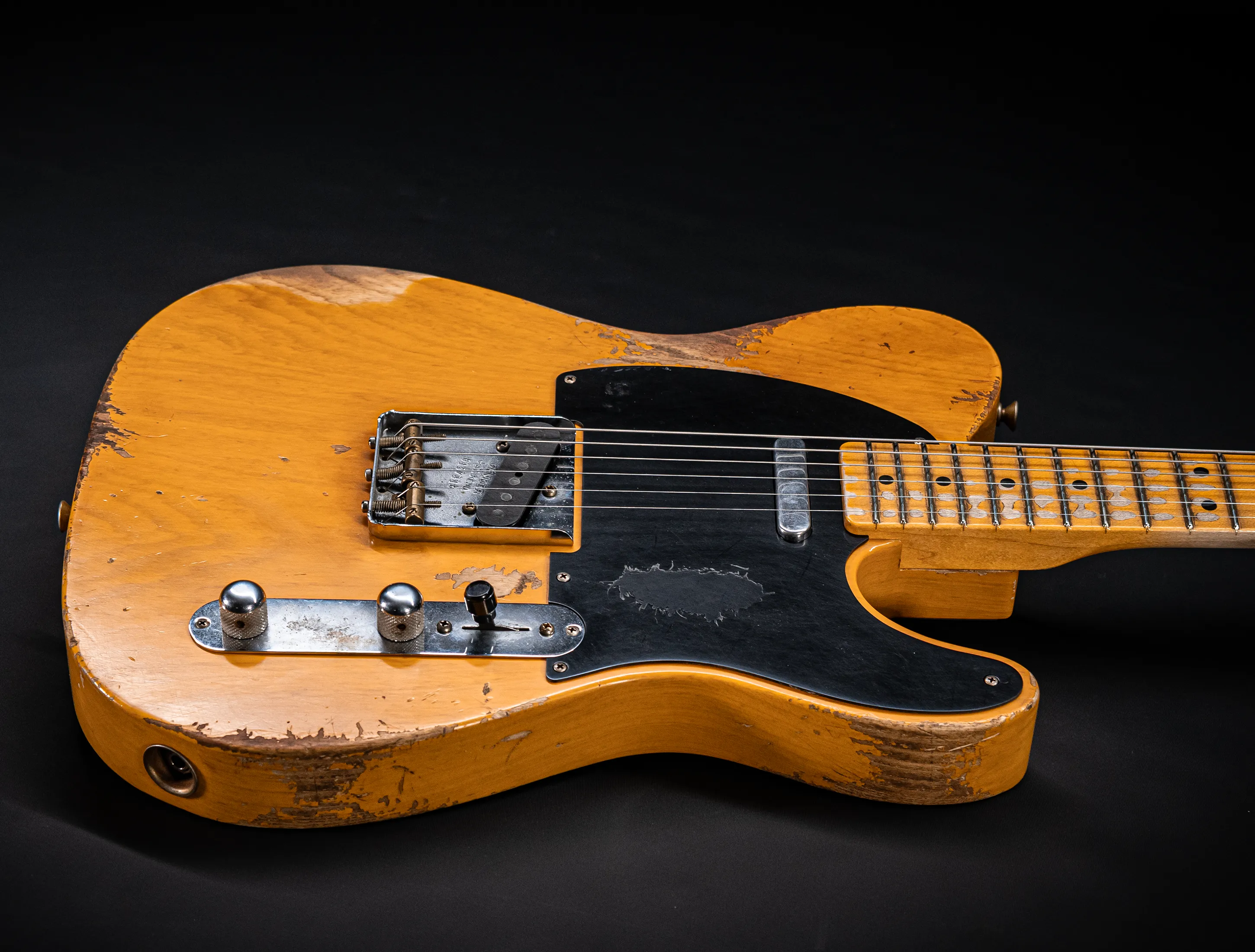 Fender Masterbuilt Kyle McMillin 1952 Telecaster Heavy Relic - 1pc Ash Butterscotch Blonde