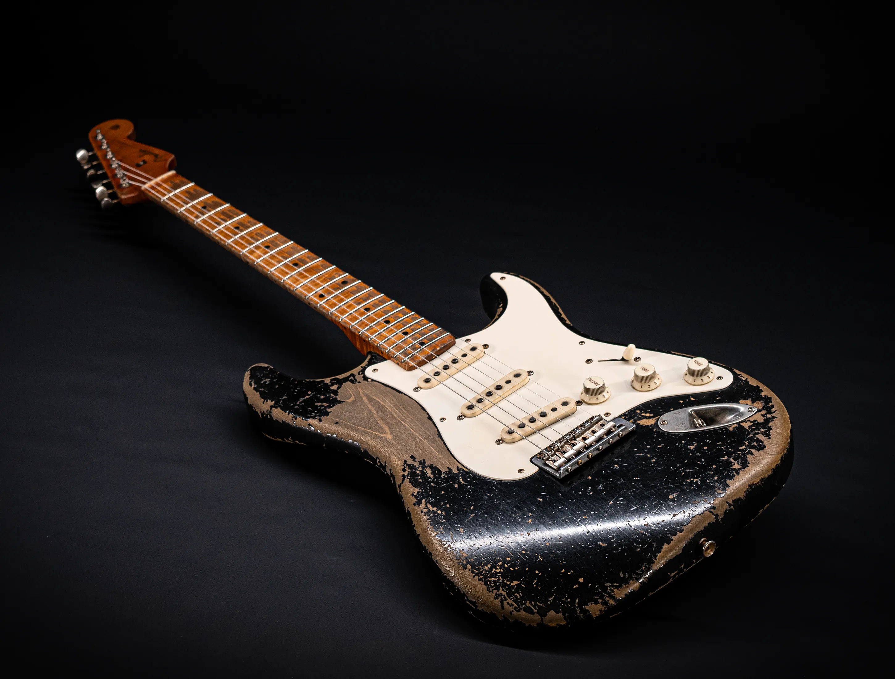 Fender Senior Masterbuilt Dale Wilson 1957 Stratocaster Heavy Relic - faded Black