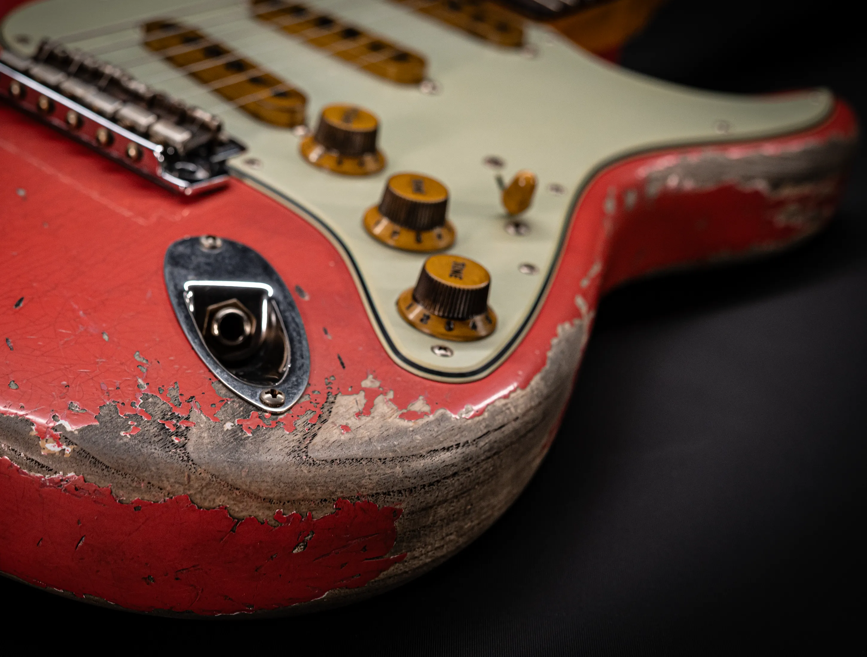 Fender MBD II 1962 Stratocaster MIDAS Super Heavy Relic - ASH Body Fiesta Red