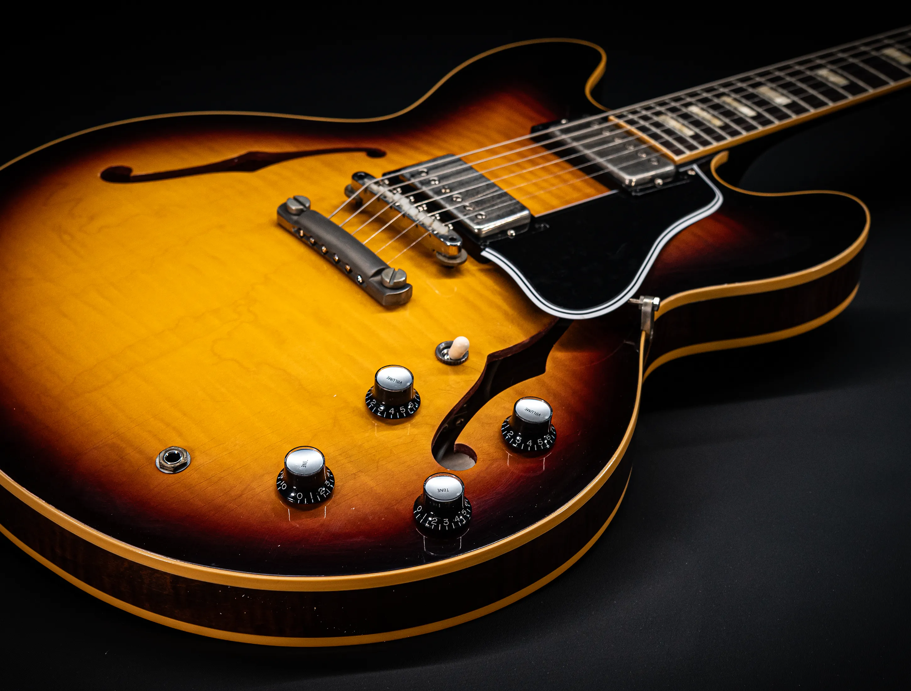 Gibson ES-335 1964 Custom Shop Murphy Lab Ultra Light Aged Figured Maple - Vintage Sunburst