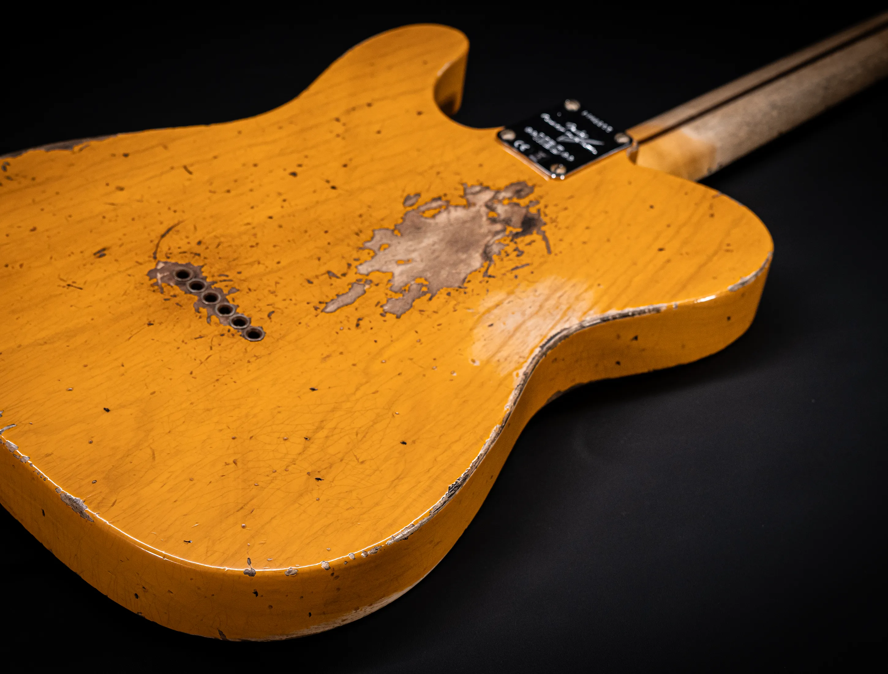 Fender MBD 1952 Telecaster Heavy Relic 1pc Ash Body - Butterscotch Blonde
