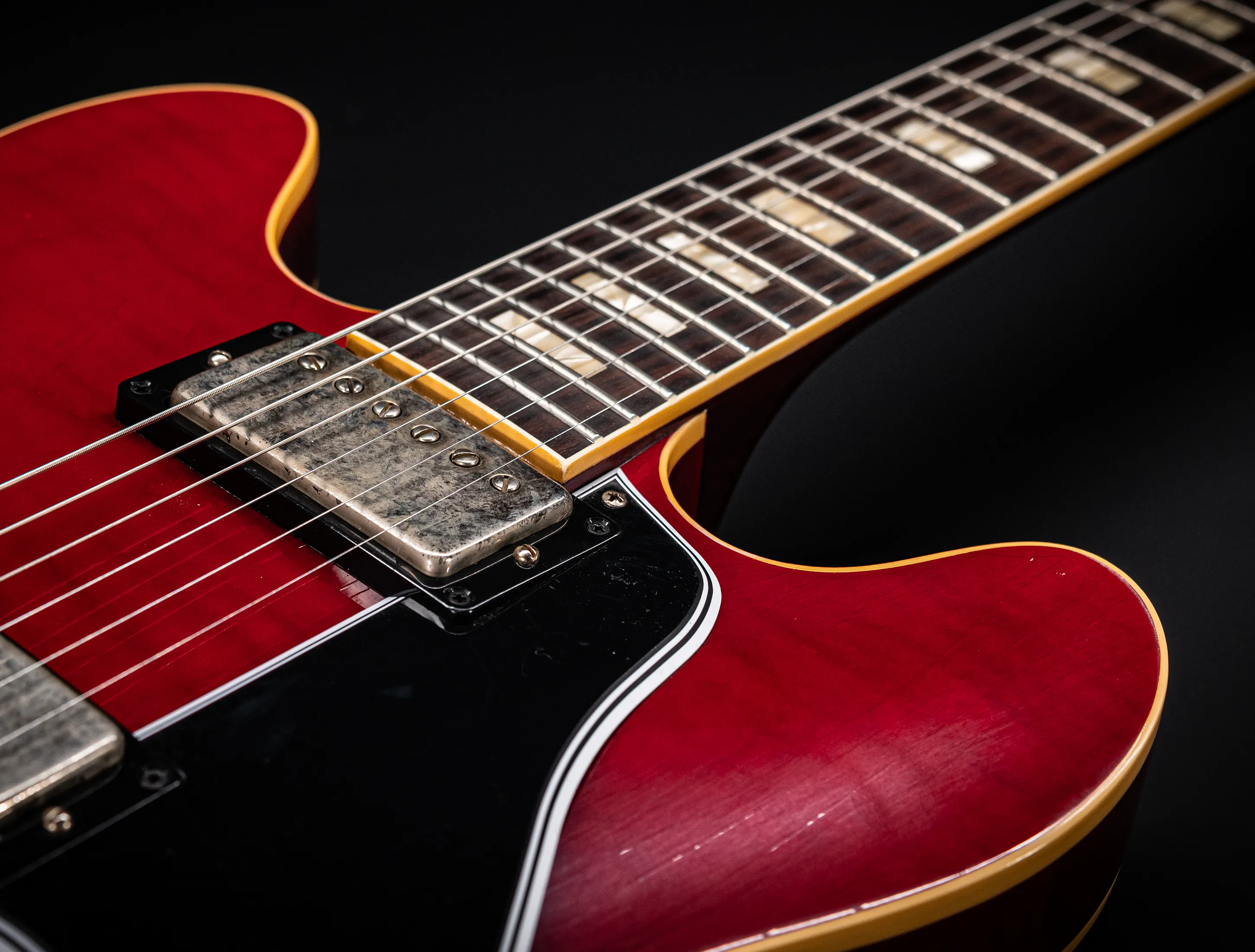 Gibson ES-335 1964 Custom Shop Murphy Lab Ultra Light Aged Figured Maple - Wine Red