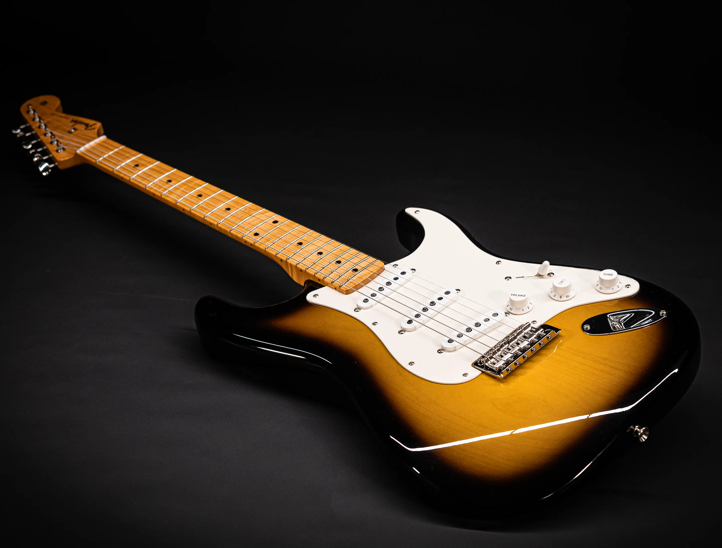 a164353 Fender MBD Limited 1957 Stratocaster Timeless NOS flame Neck - Sunburst