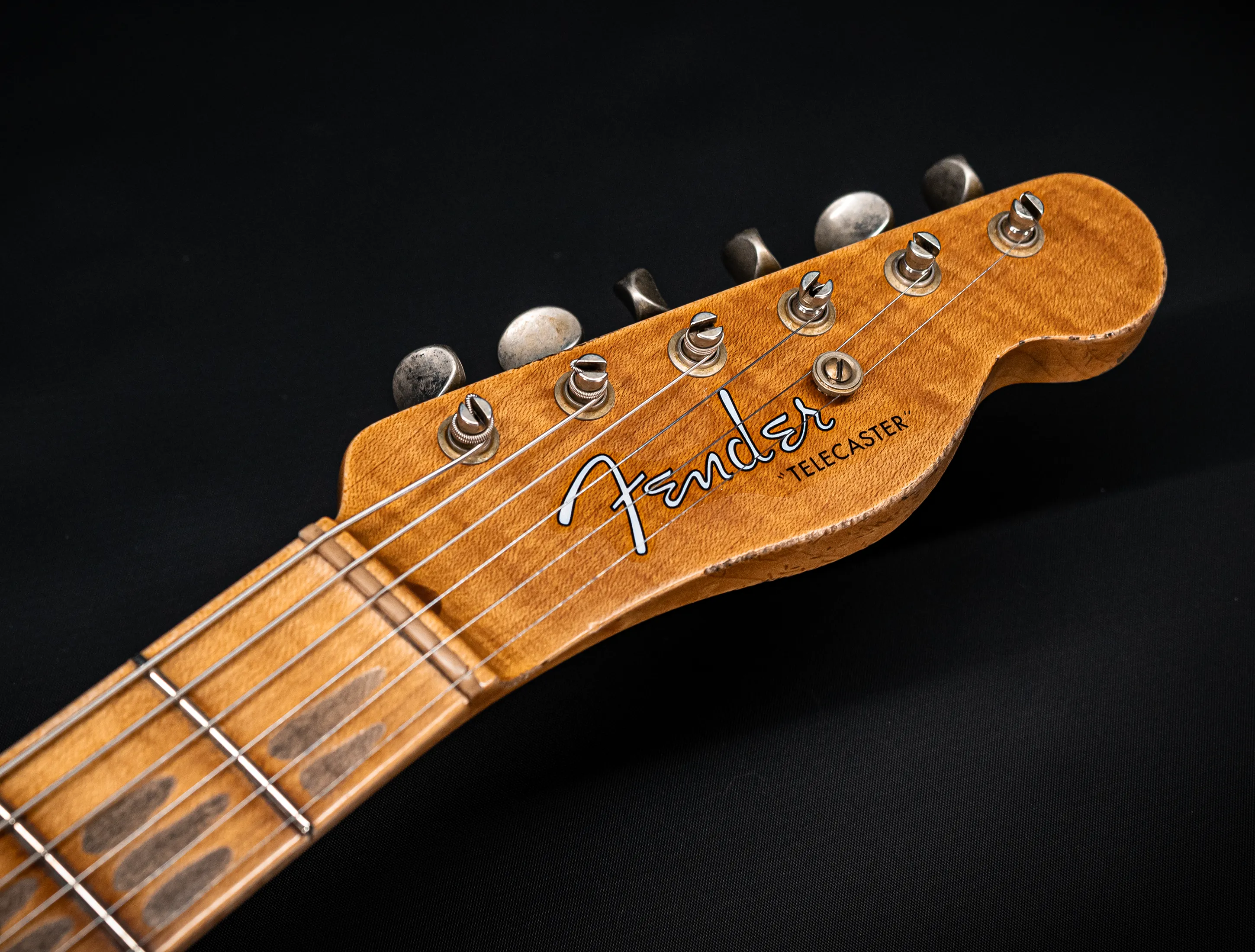 Fender MBD 1952 Humbucker Telecaster Heavy Relic 1pc Ash Body - Butterscotch Blonde