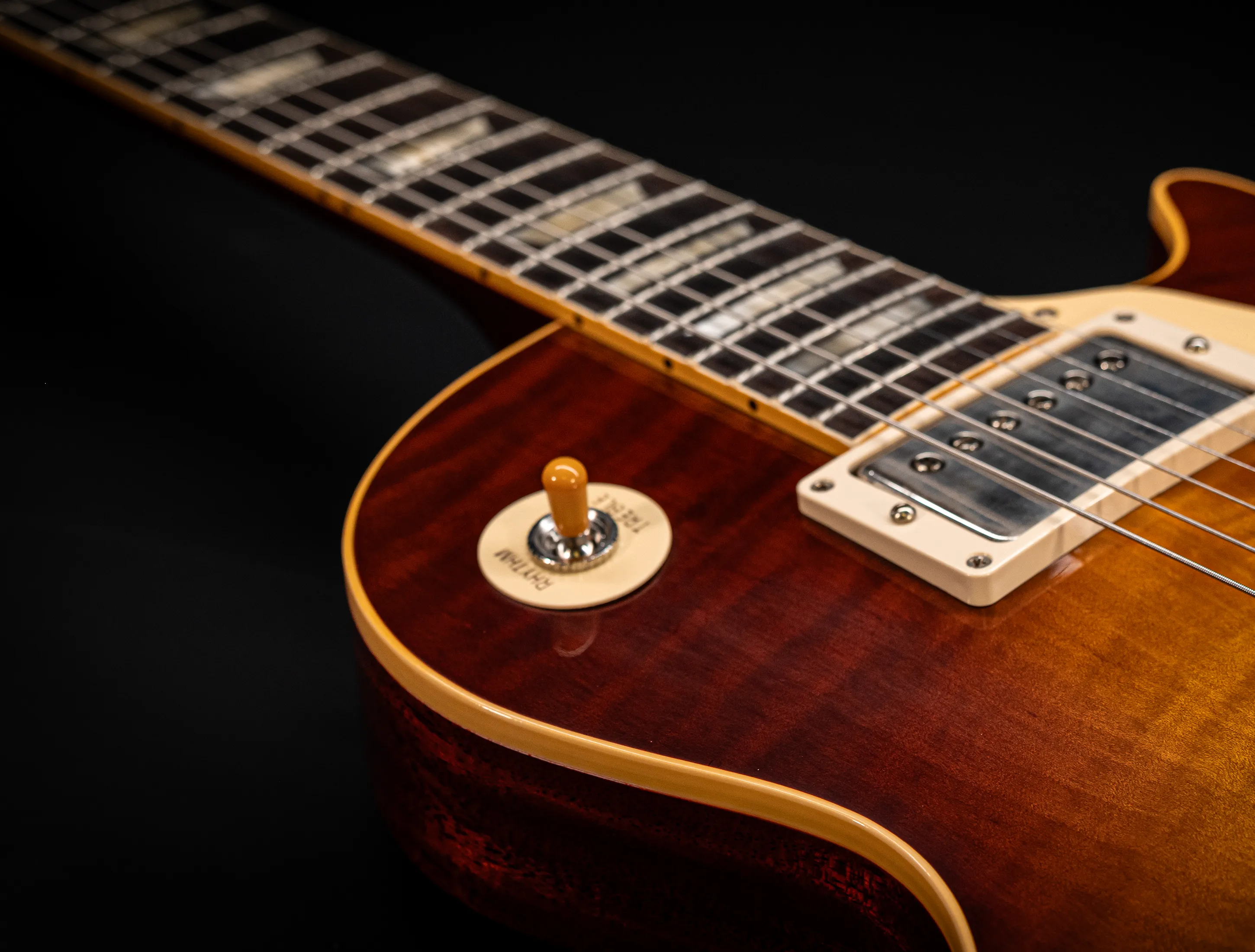 a170808 Gibson Les Paul 1960 Standard Reissue VOS - Iced Tea Burst AAAA Top Musikhaus-Hermann