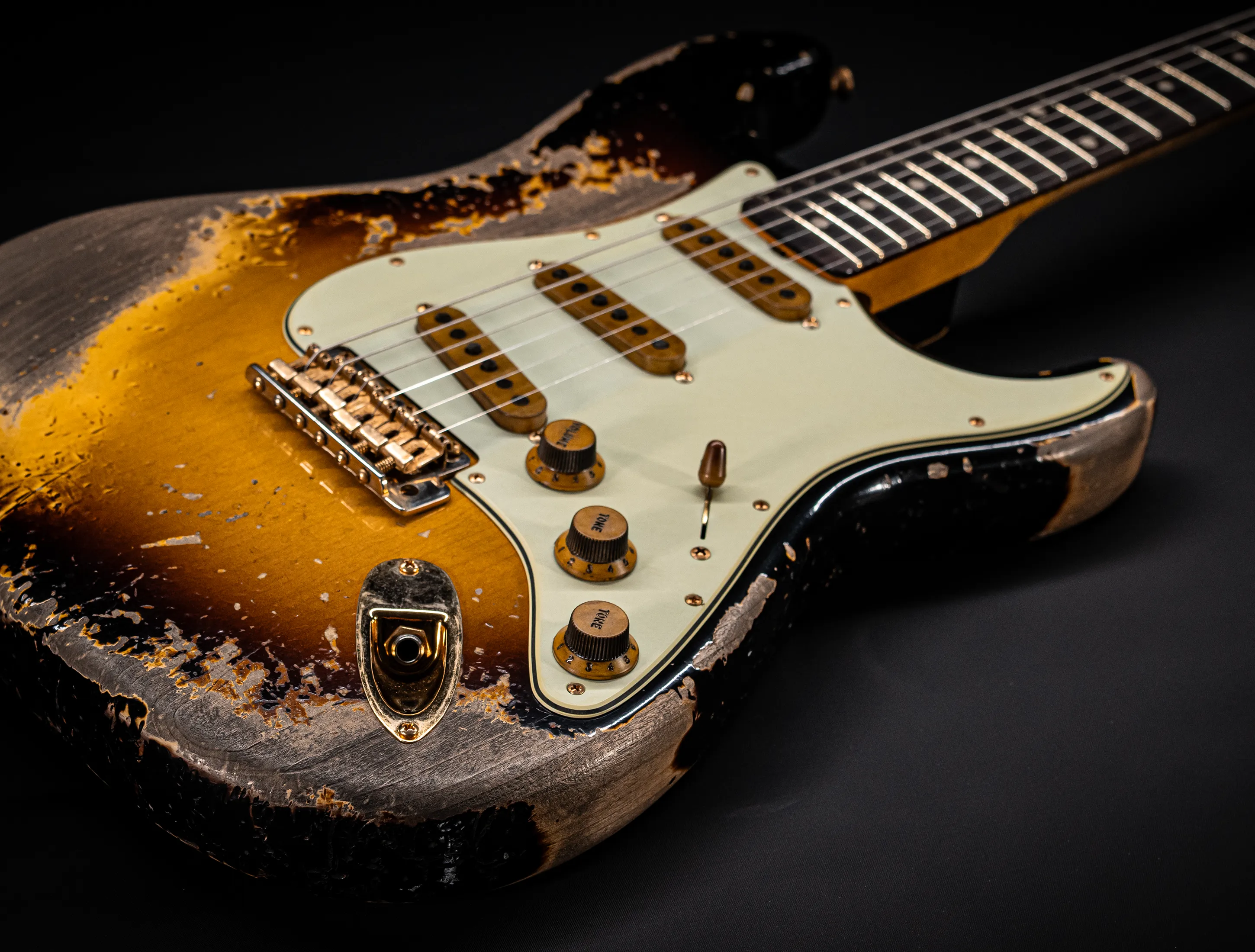 Fender MBD II 1962 Stratocaster MIDAS Super Heavy Relic - ASH Body Sunburst