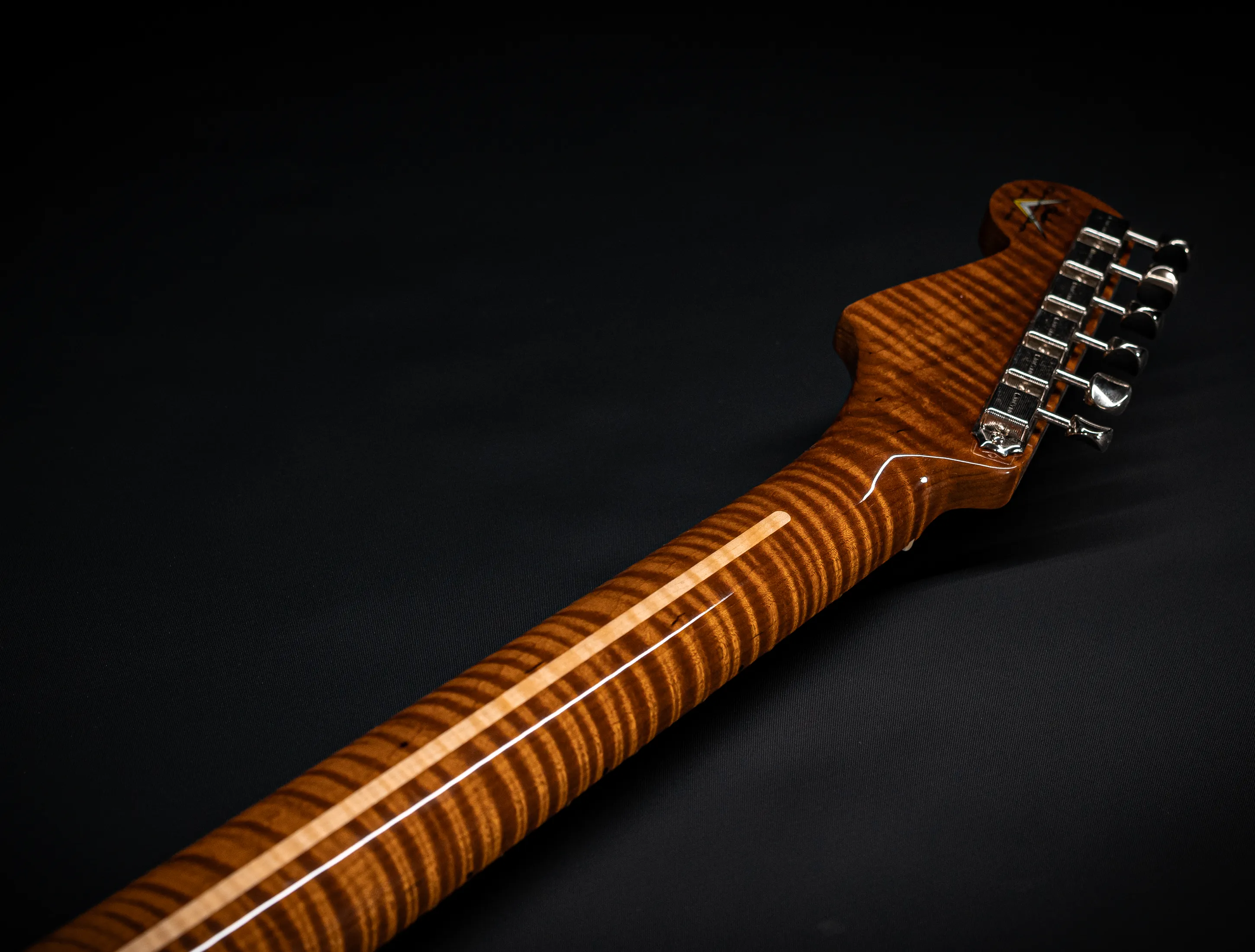 Fender 50`s Limited Stratocaster NOS Mastergrade roasted Flame AAAA Neck - Daphne Blue