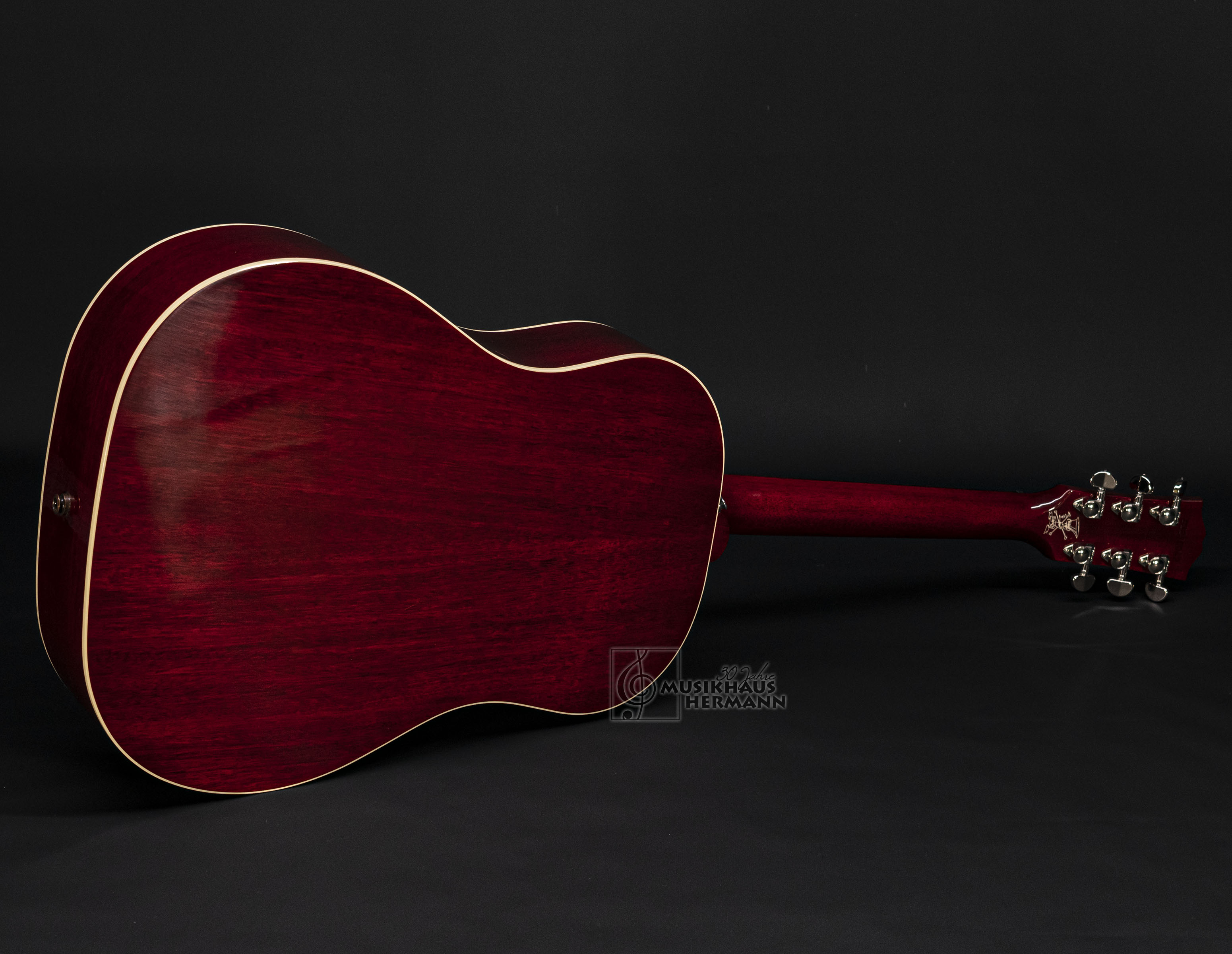 Galerie anzeigen (19 Bilder) a9-1764 gibson-j-45-slash-signature-vermillion-burst