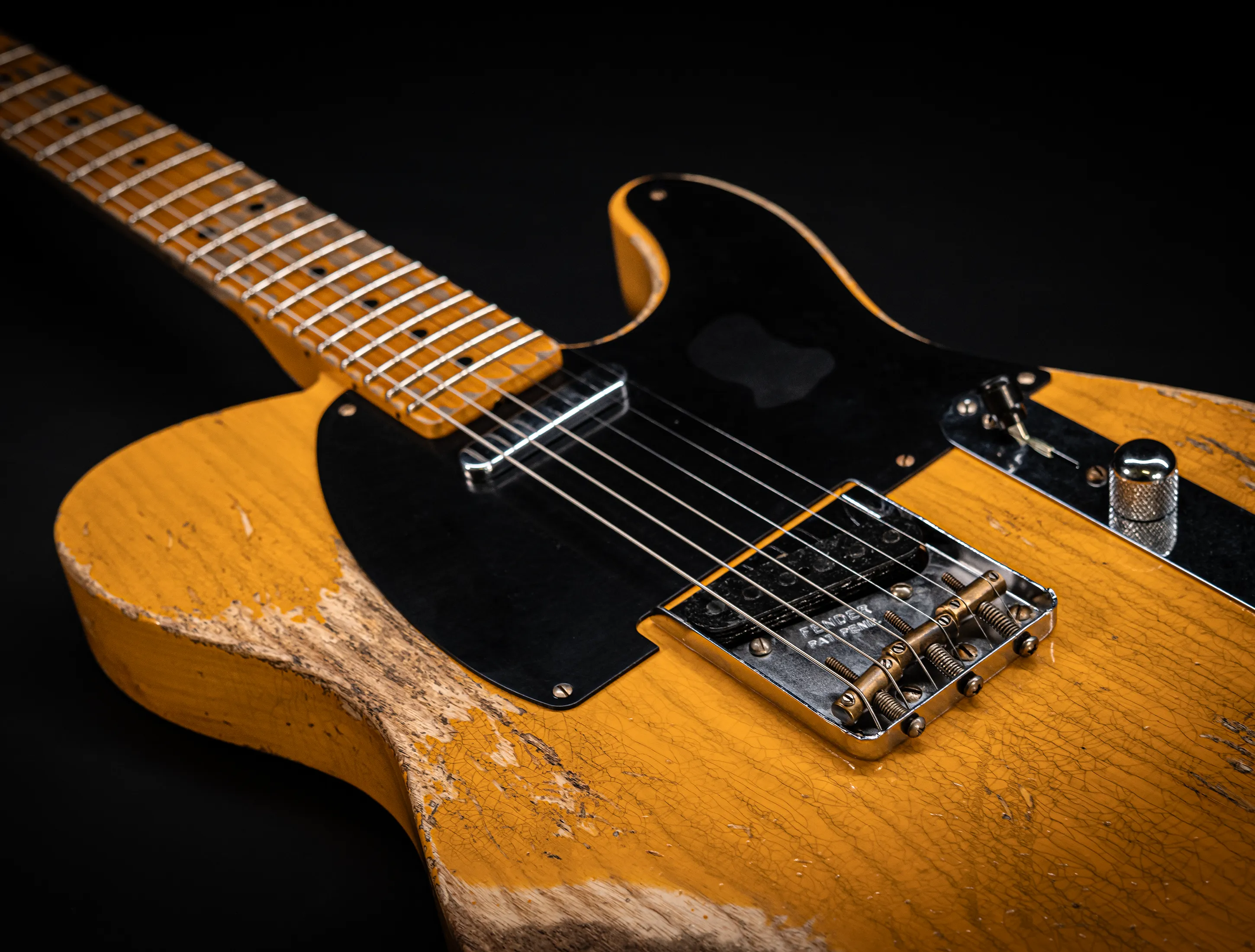 a173380Fender MBD II  Limited 1952 Telecaster Super Heavy Relic - Butterscotch Blonde Muikhaus-Hermann