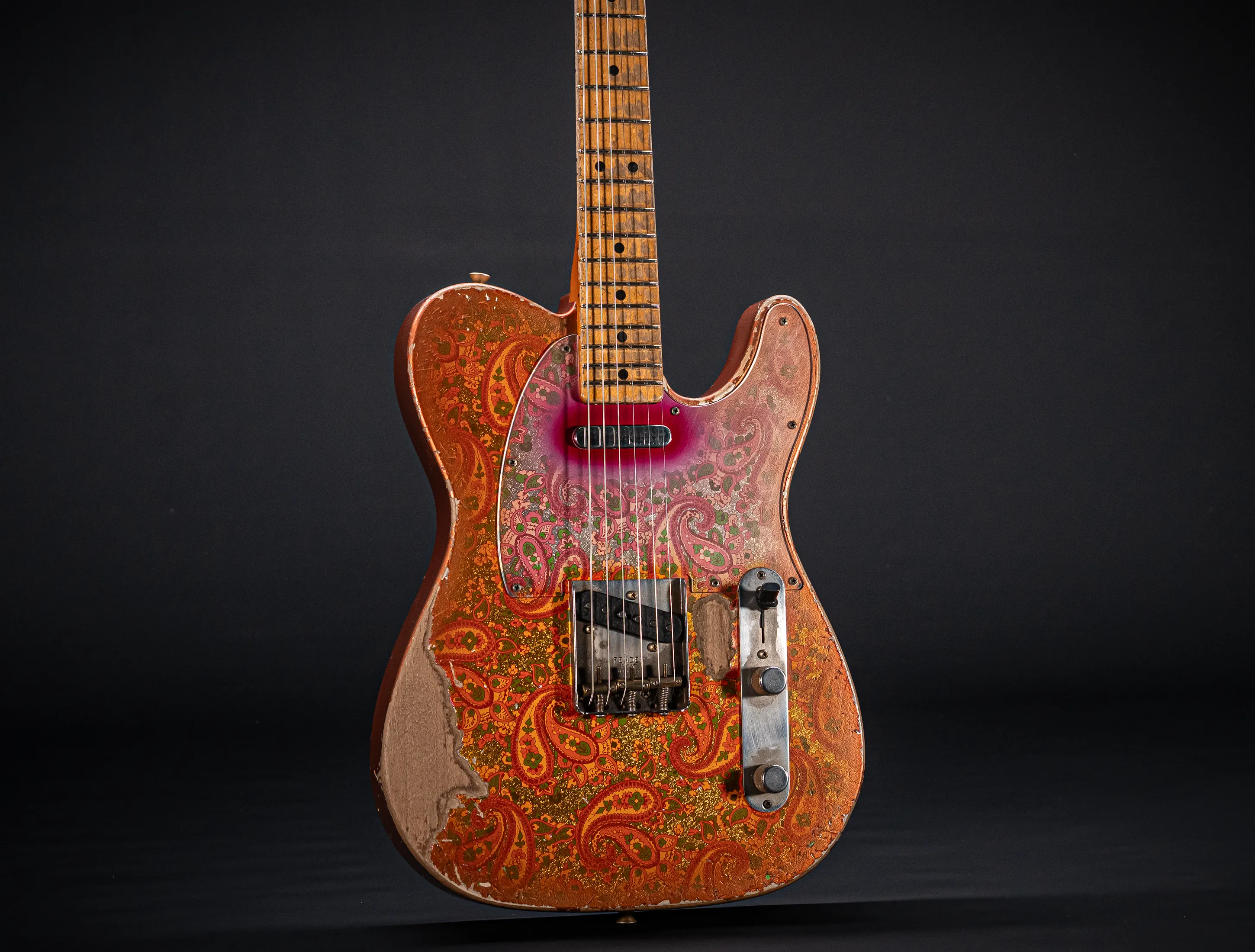 Fender Senior Masterbuilt Dale Wilson 1968 Telecaster Heavy Relic - Pink Paisley