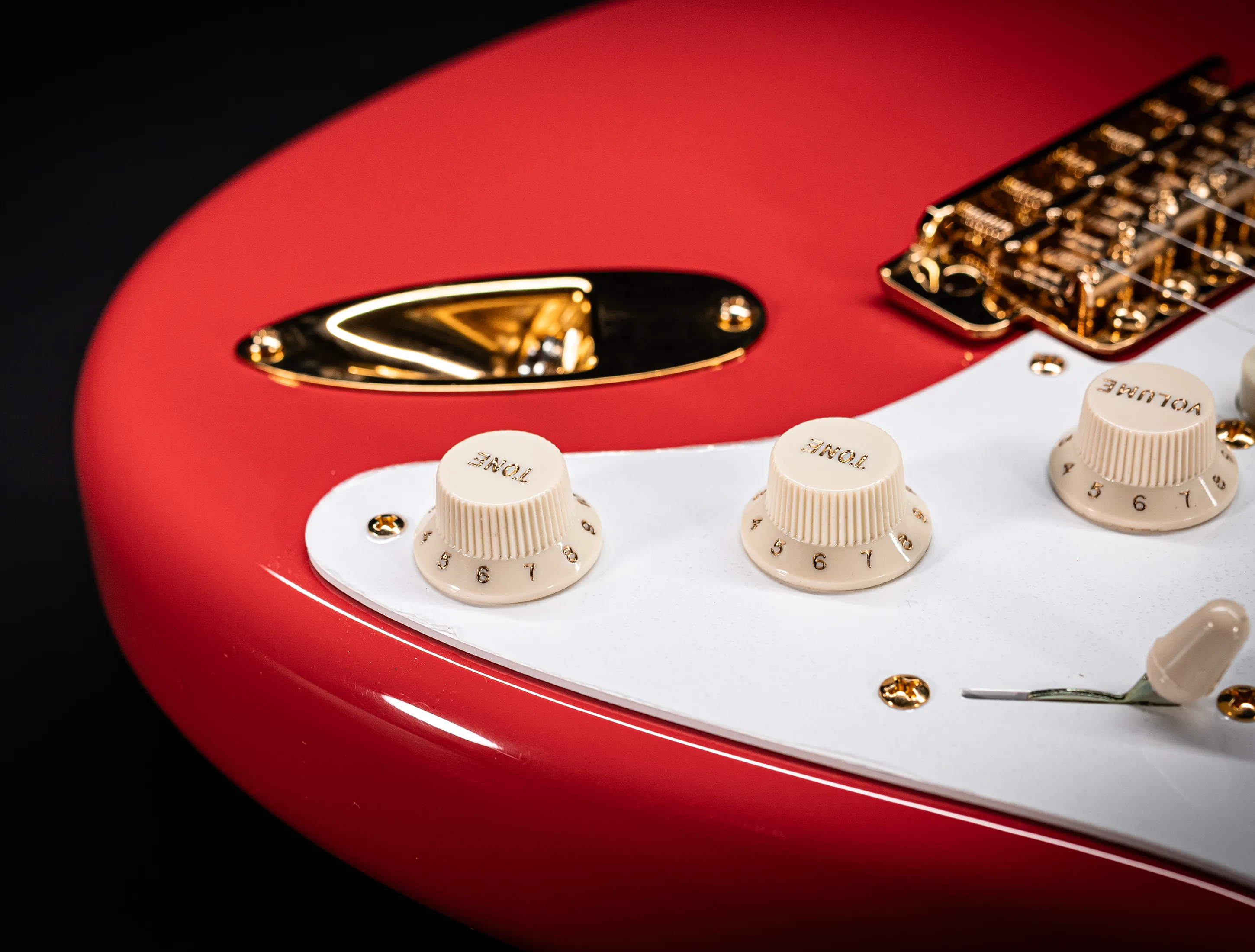 Fender 1959 Limited Stratocaster NOS Birdseye Neck Gold Hardware - Fiesta Red