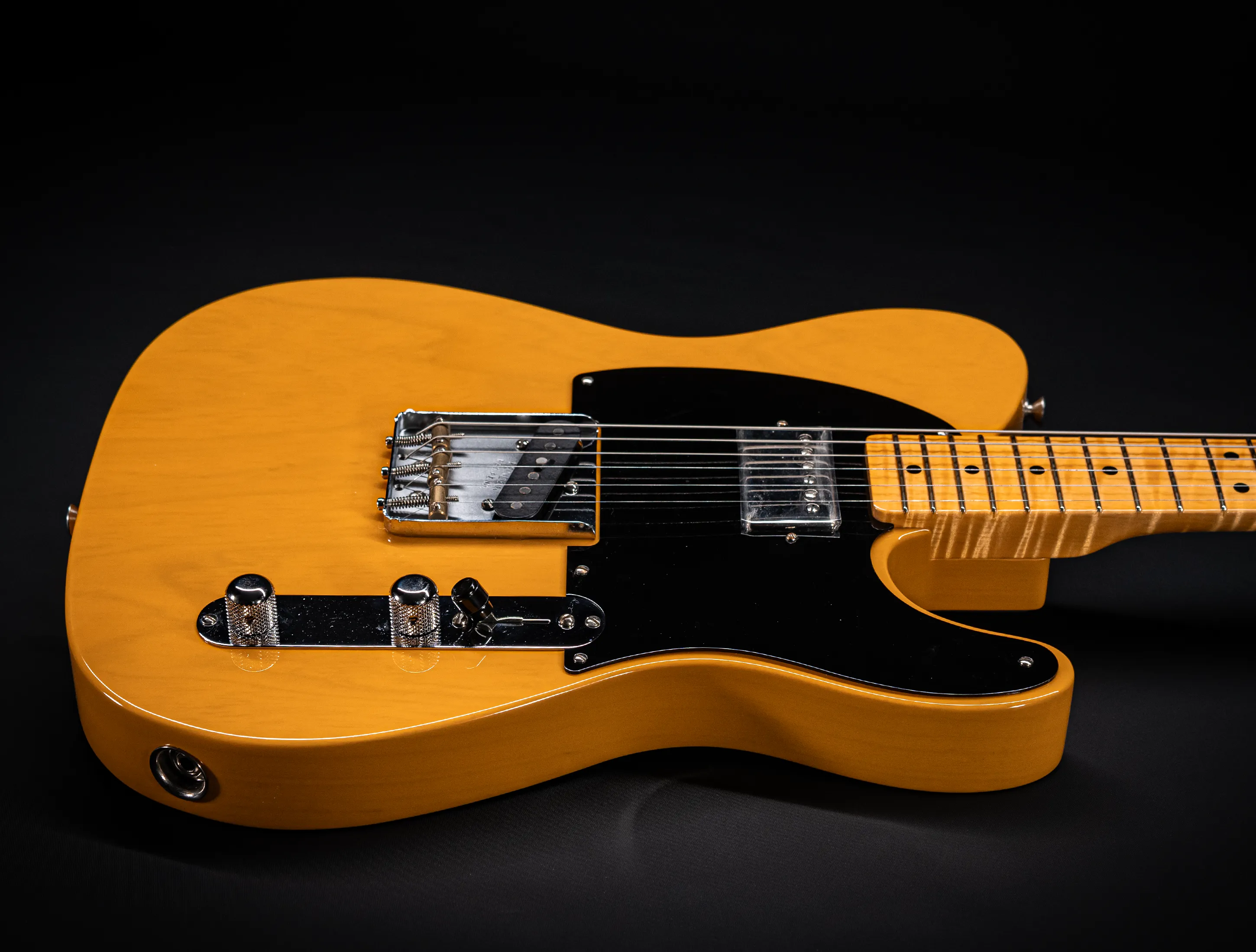 Fender MBD 1952 Humbucker Telecaster GLOSS NOS flame Neck - Butterscotch Blonde