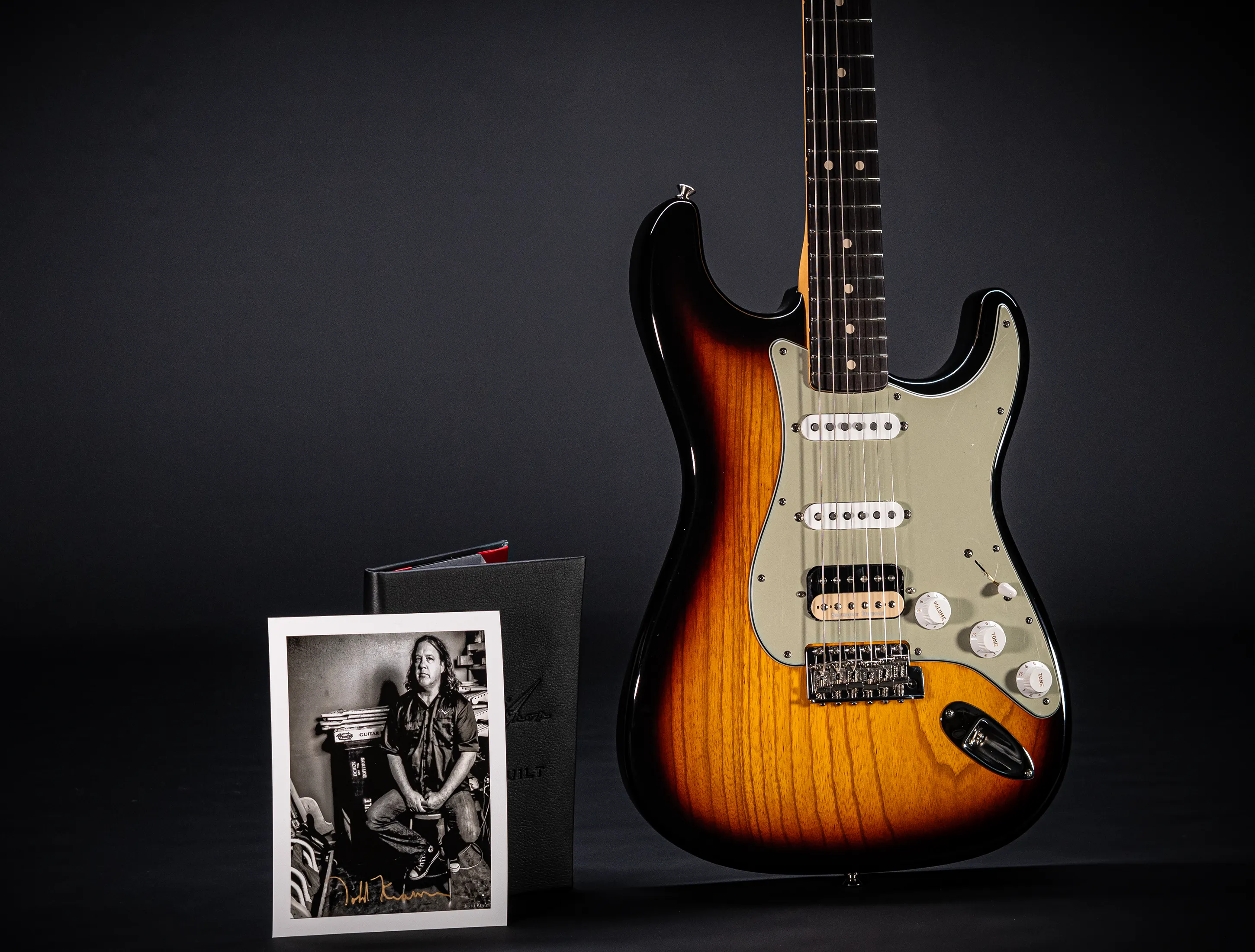 Fender Senior Masterbuilt Todd Krause 1963 Humbucker Stratocaster NOS 1pc Ash Body - Sunburst