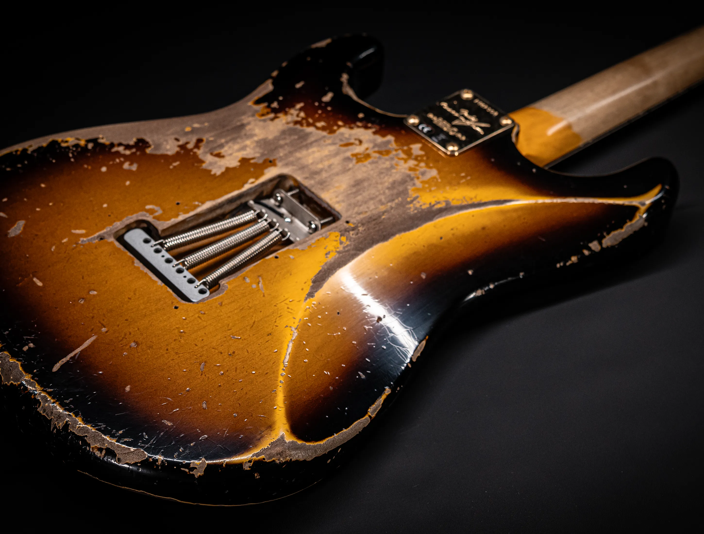 Fender MBD II 1962 Humbucker Stratocaster MIDAS Super Heavy Relic - ALDER Body Sunburst