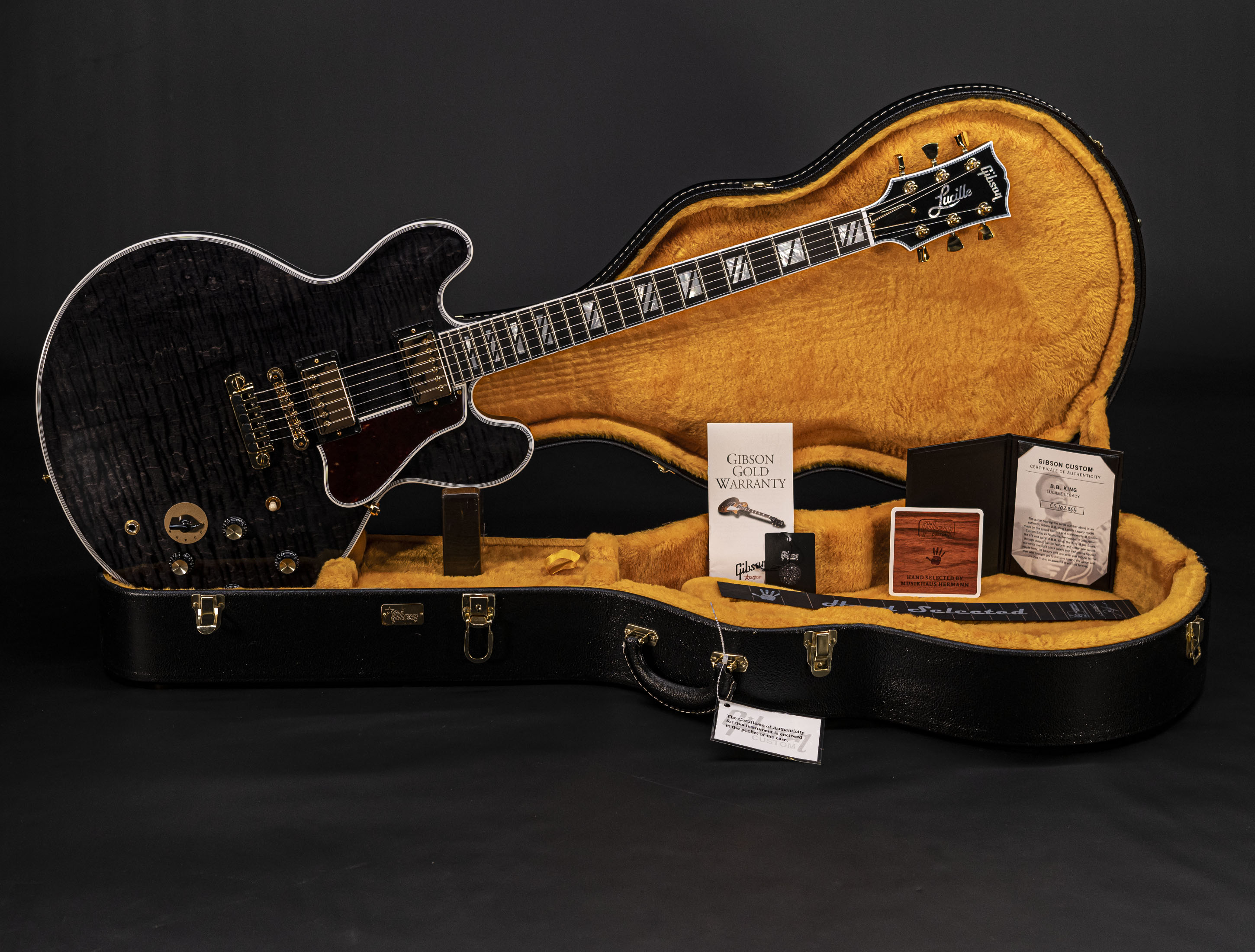 Gibson B.B. King Lucille Legacy ES-355 Transparent Ebony
