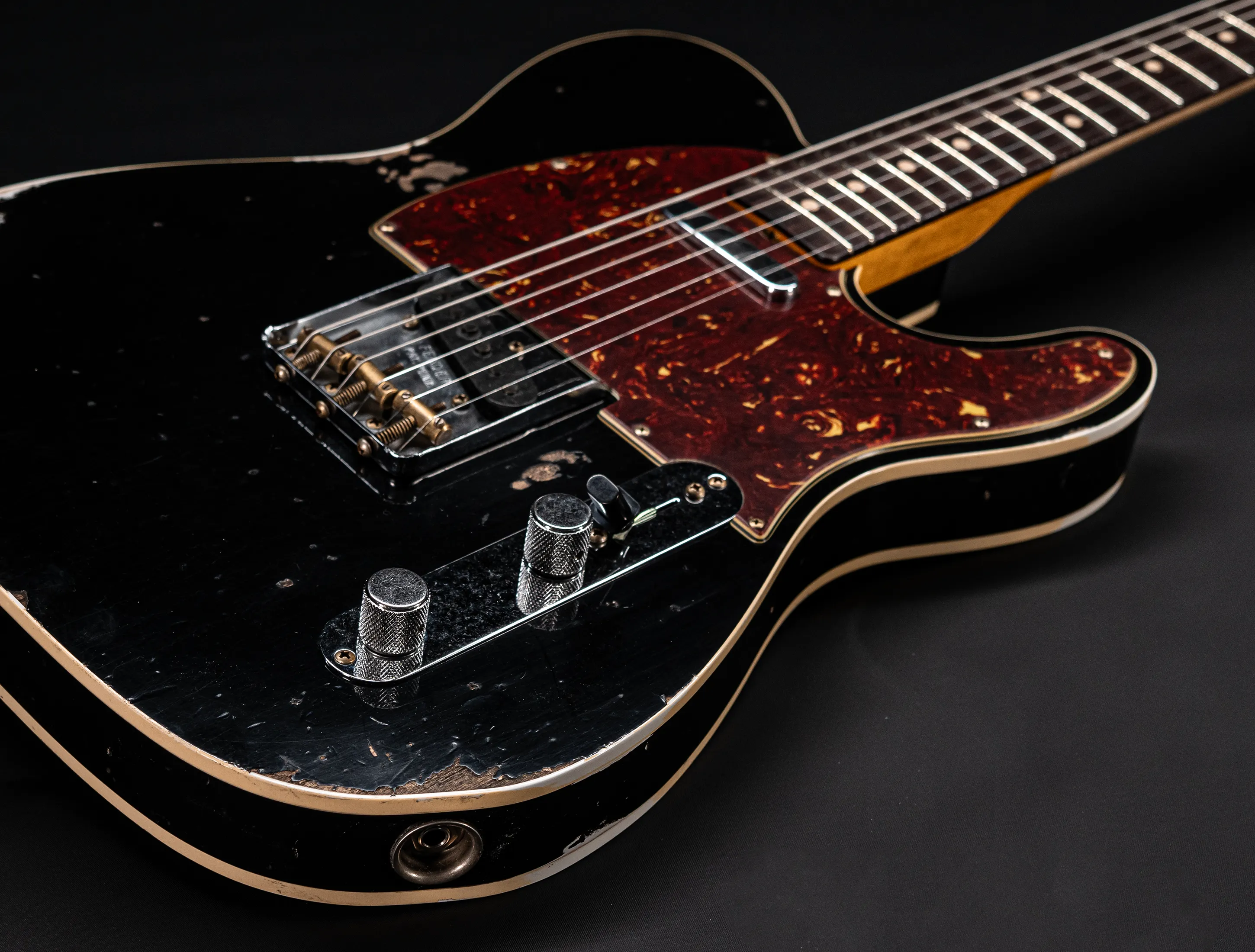 Fender MBD 1963 Telecaster Custom Relic - Black