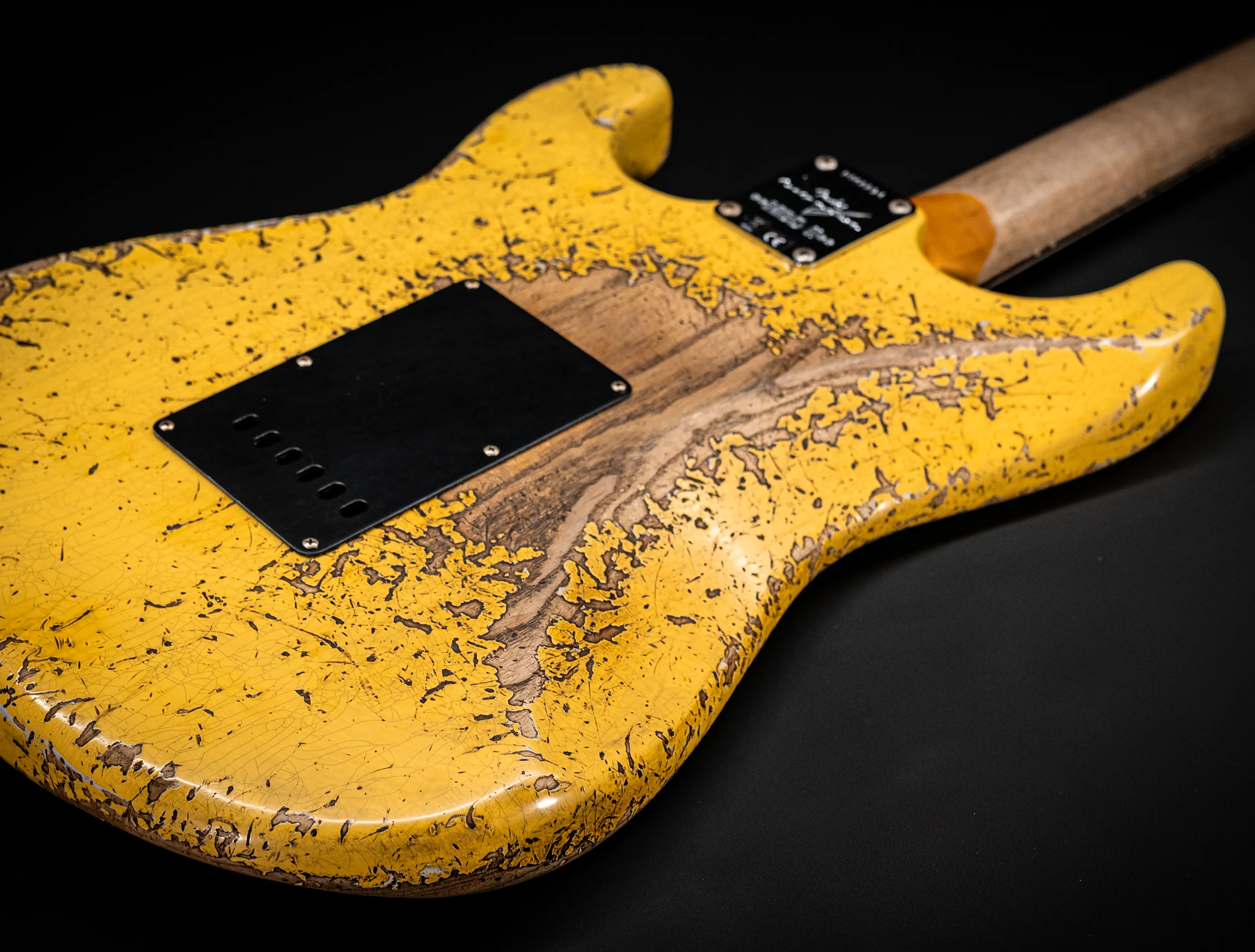 Fender MBD II 1962 Stratocaster MIDAS Super Heavy Relic - ASH Body Graffity Yellow