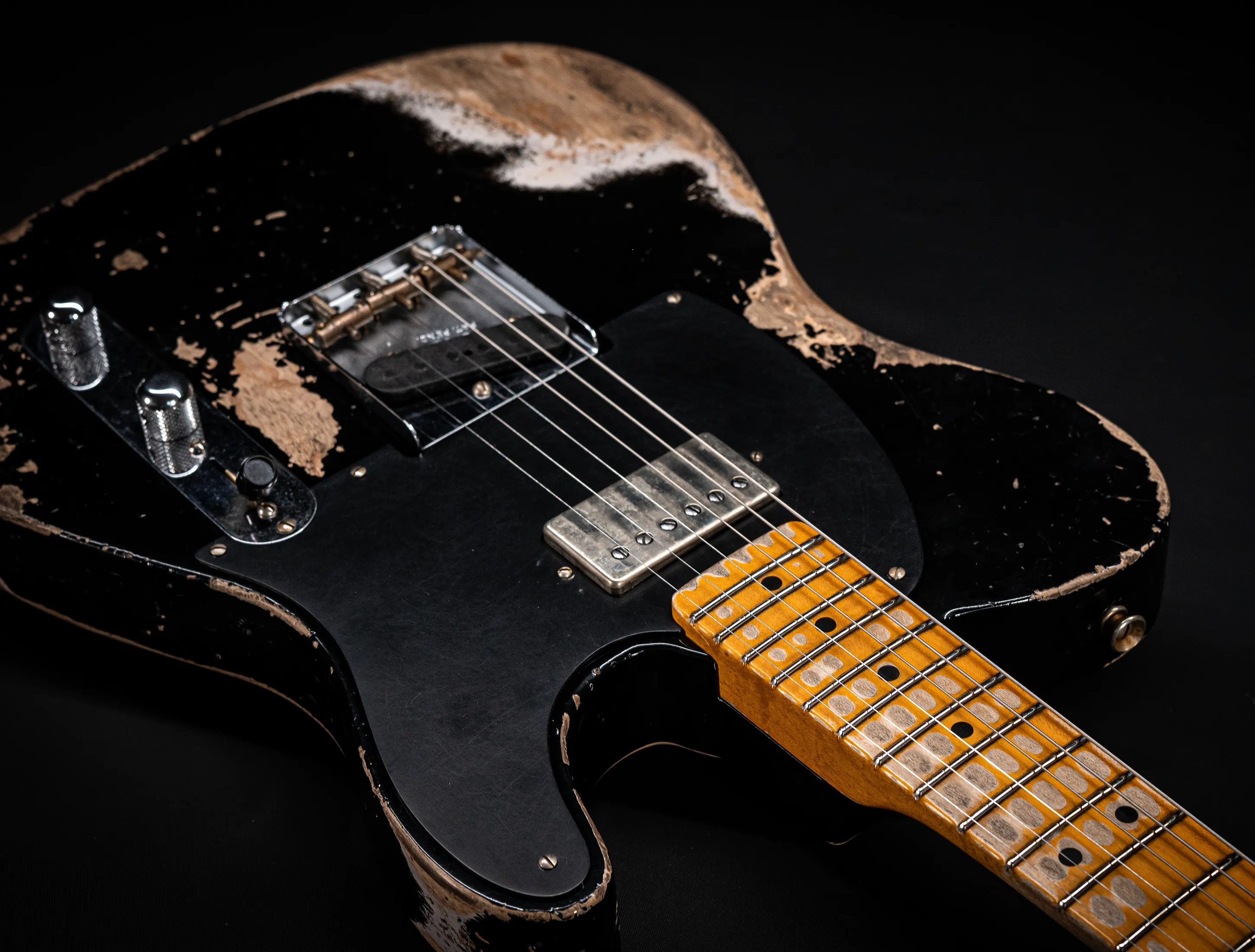 a176202-Fender-MBD-II-Limited-1952-Humbucker-Telecaster-Super-Heavy-Relic-Aged-Black-