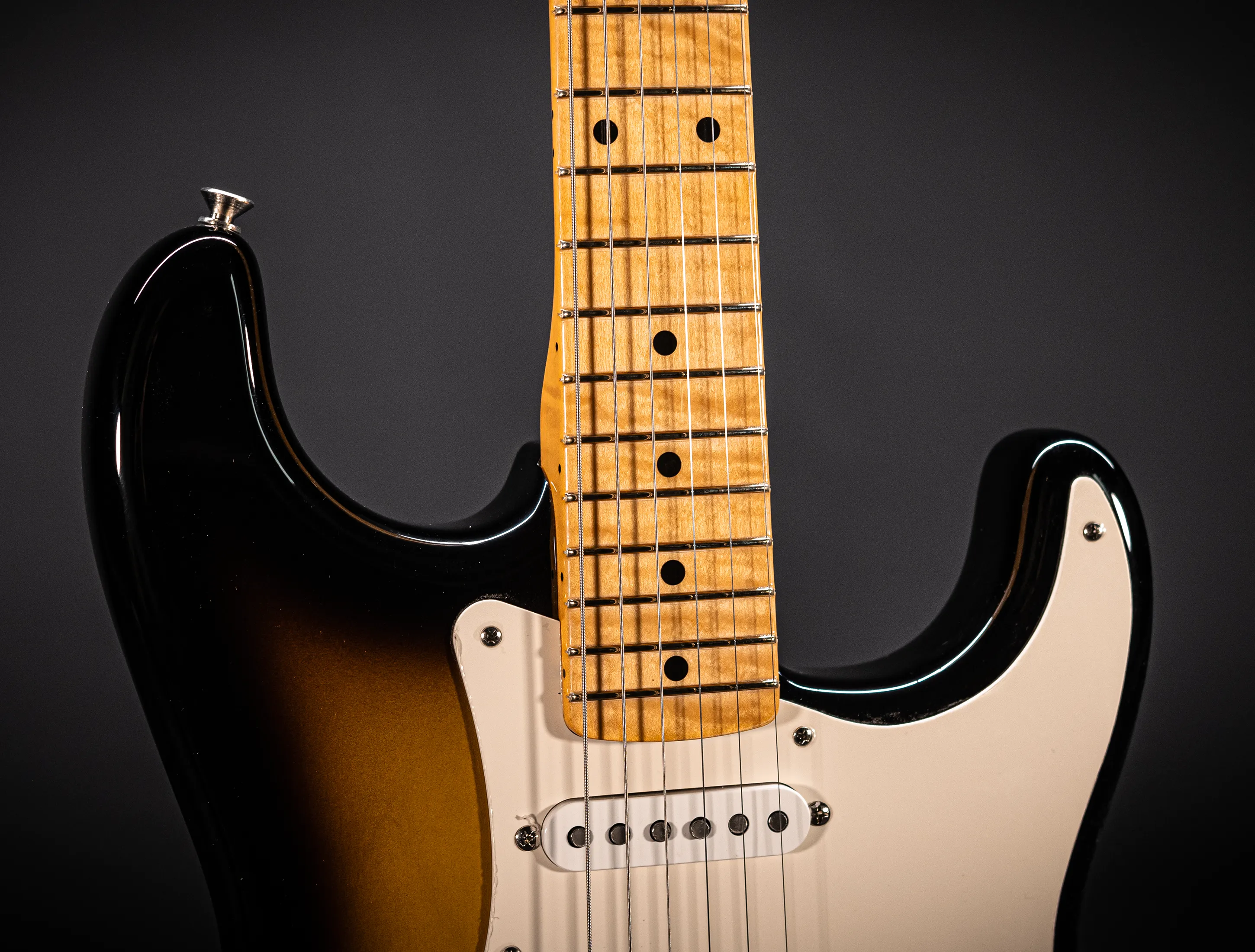 a164358 Fender MBD Limited 1957 Stratocaster Timeless NOS flame Neck - Sunburst
