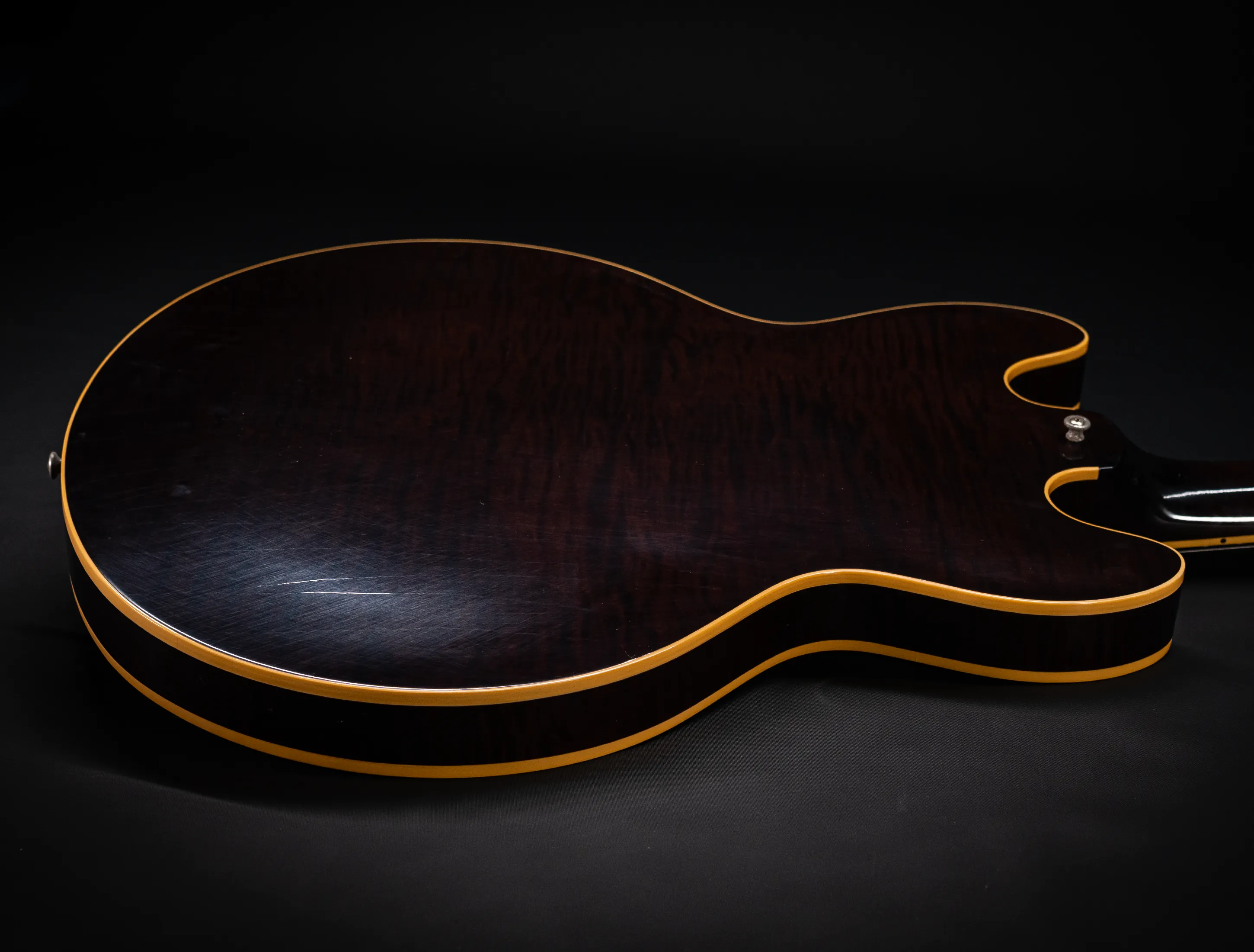 Gibson ES-335 1964 Custom Shop Murphy Lab Ultra Light Aged Figured Maple - Dark Walnut