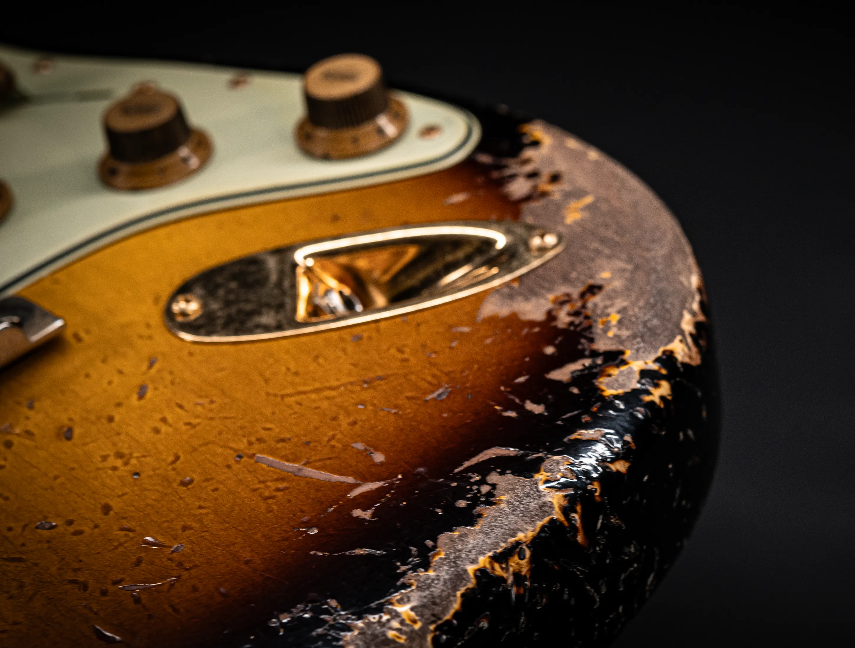 Fender MBD II 1962 Humbucker Stratocaster MIDAS Super Heavy Relic - ALDER Body Sunburst