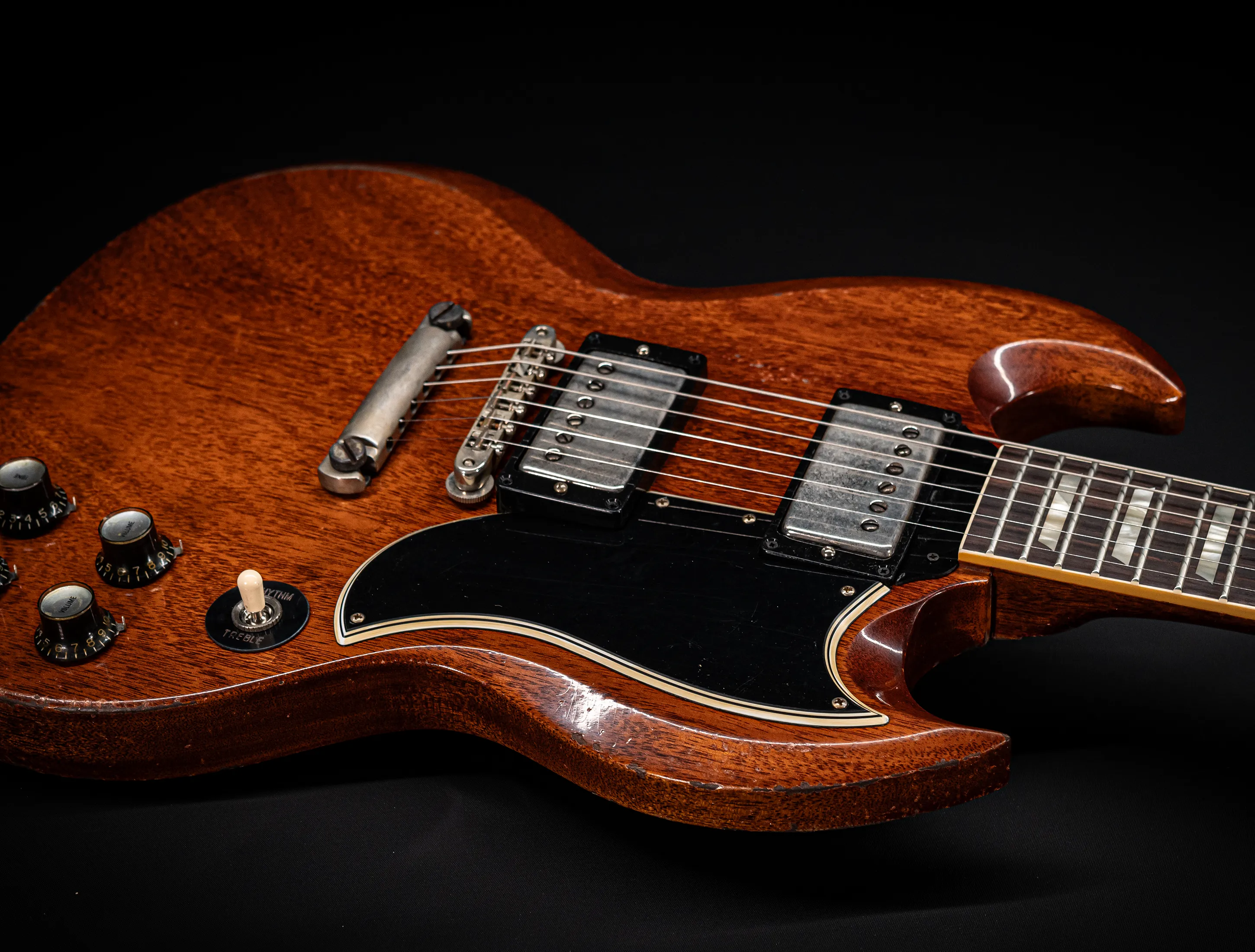 Gibson SG 1961 Standard Murphy Lab Heavy Aged Antique Faded Cherry