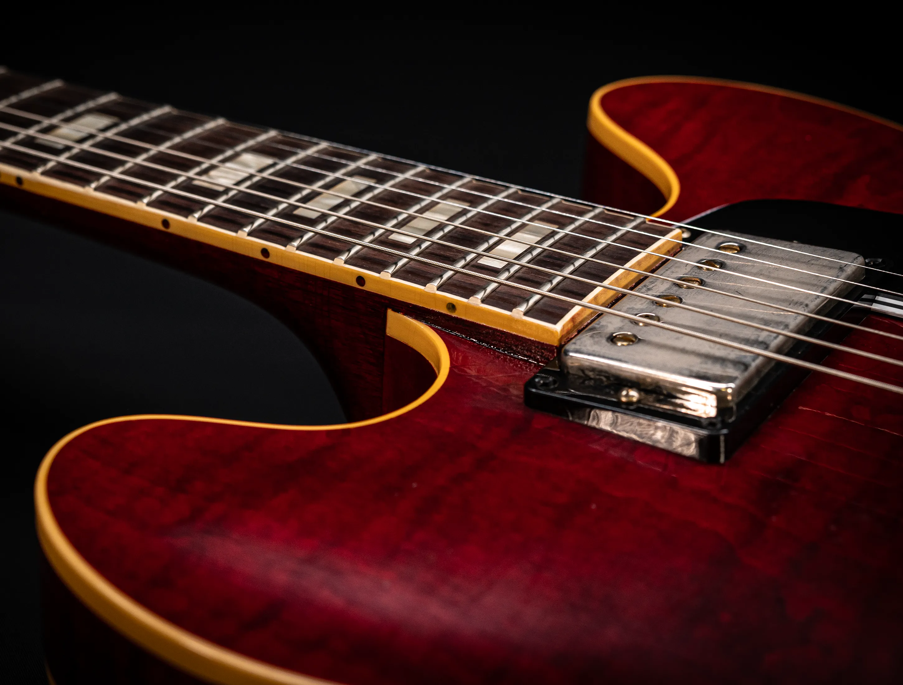 a165226 Gibson ES-335 1964 Custom Shop Murphy Lab Light Aged Figured Maple - 60s Viking Red