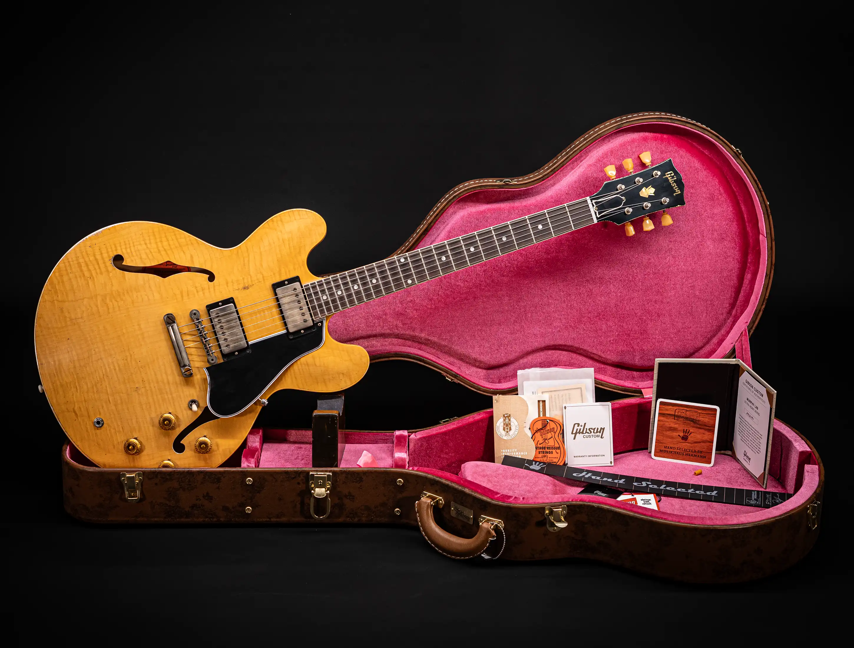 Gibson ES-335 1959 Custom Shop Murphy Lab Heavy Aged Figured Maple 