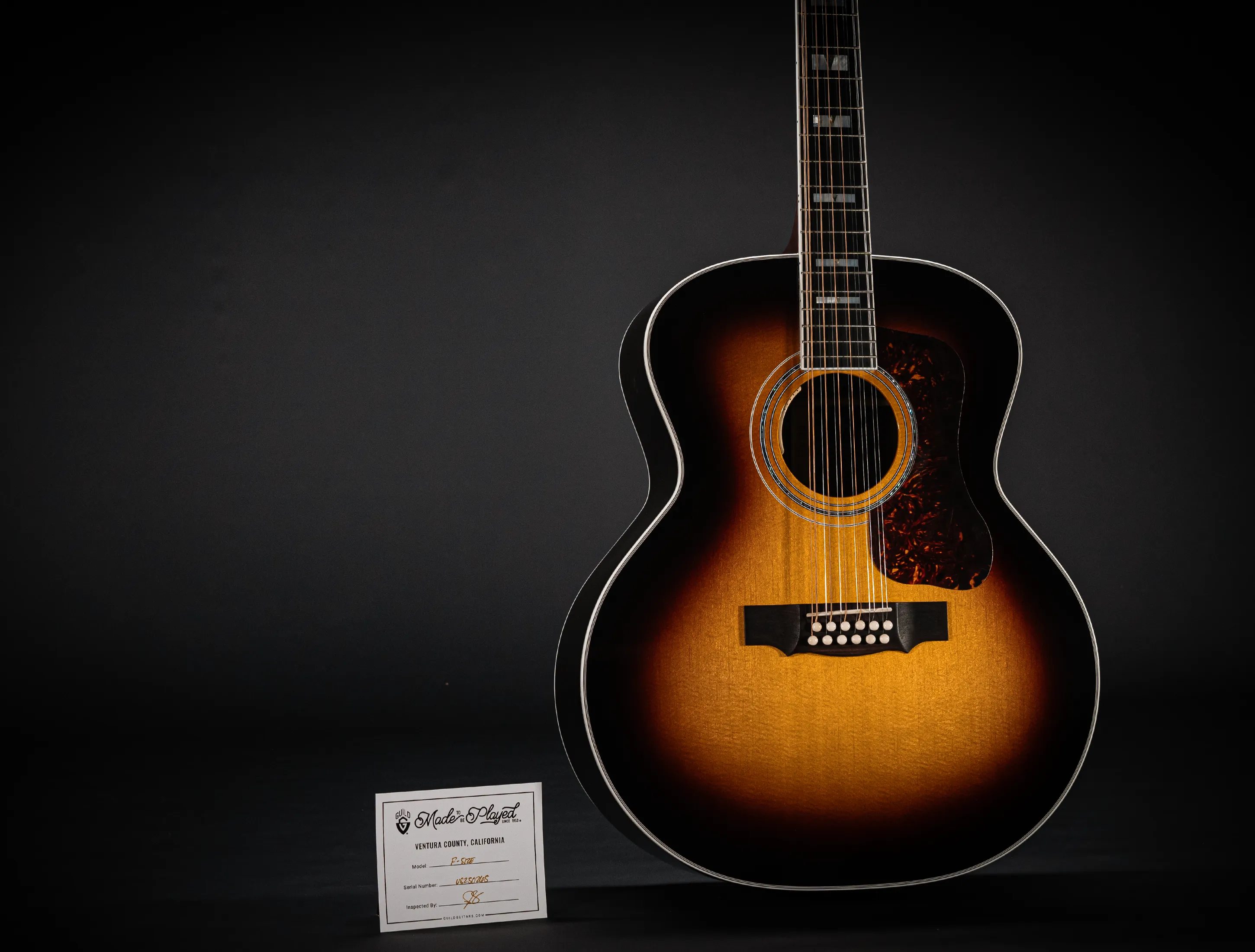 Guild F-512E ATB Antique Sunburst L.R.Baggs 12-Saitig USA