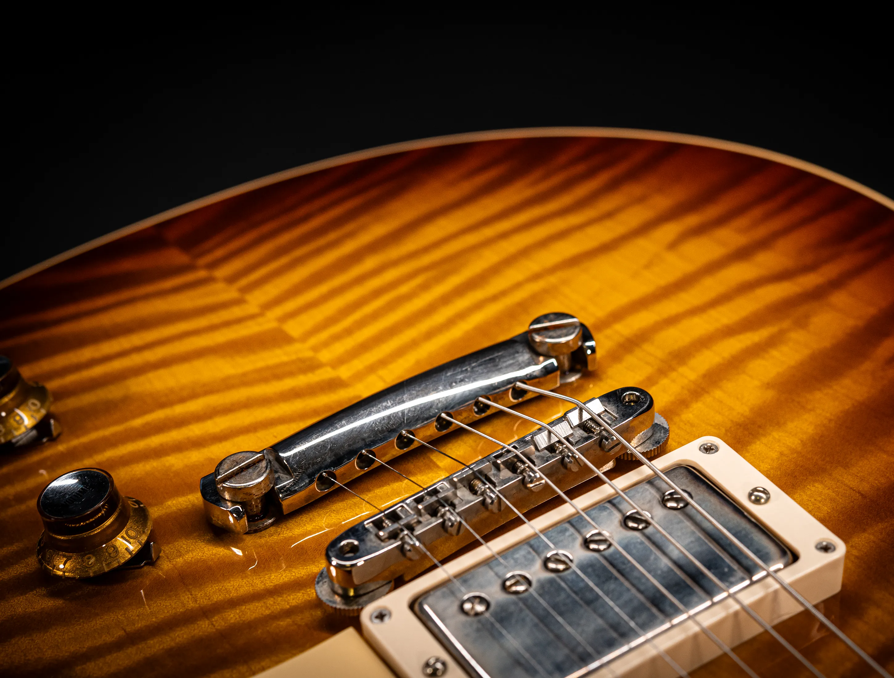 a170802 Gibson Les Paul 1960 Standard Reissue VOS - Iced Tea Burst AAAA Top Musikhaus-Hermann