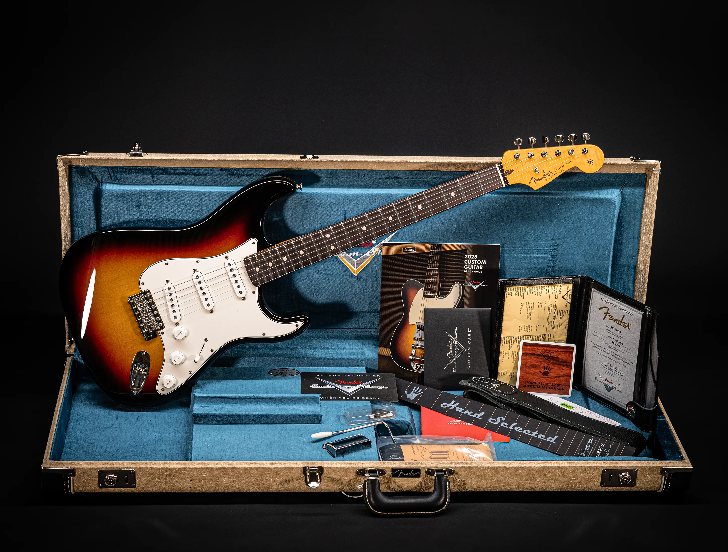 a175586-Fender-MBD-Limited-1963-Stratocaster-Timeless-NOS-flame-Neck-Sunburst-
