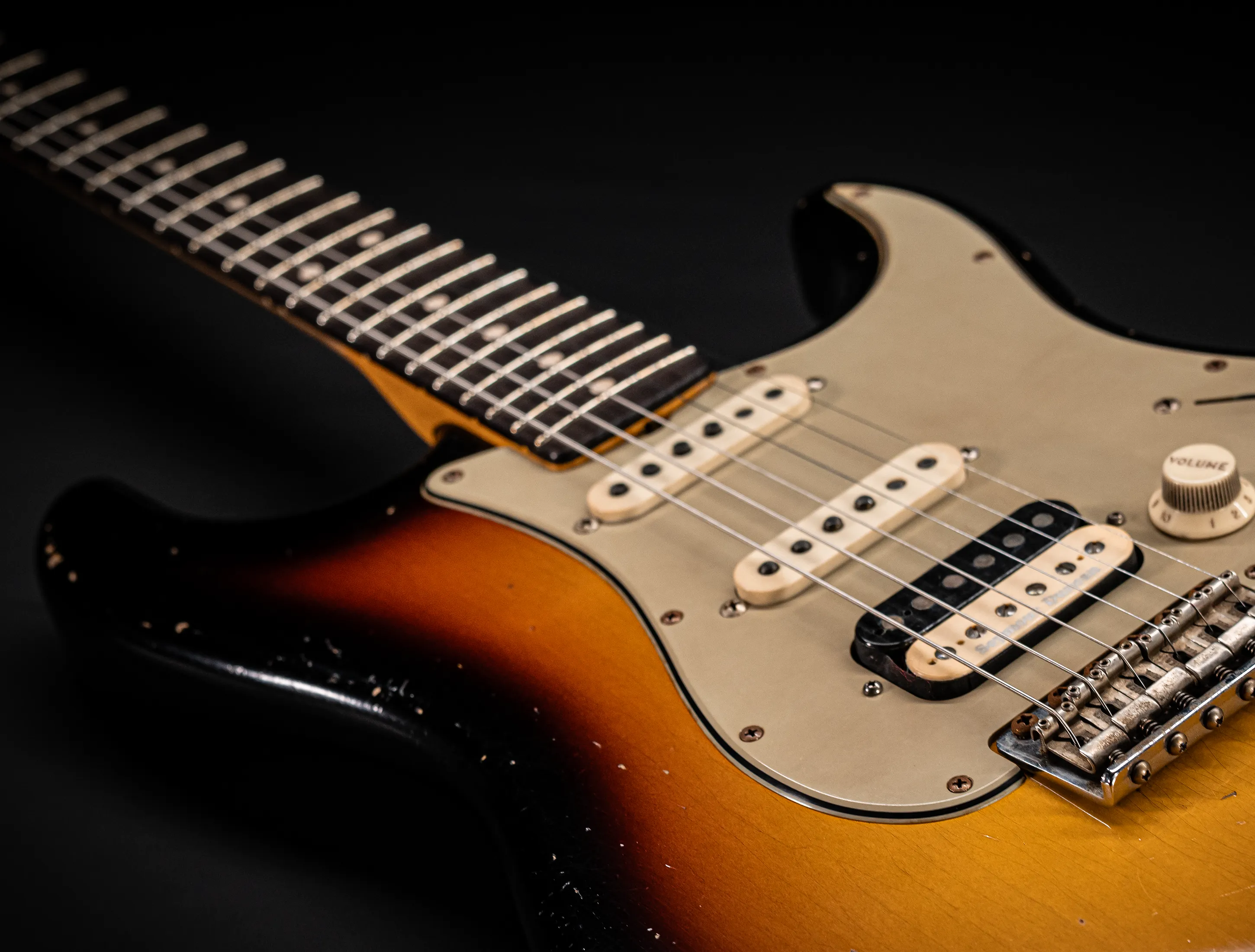 Fender Senior Masterbuilt Todd Krause 1963 Humbucker Stratocaster Relic - Sunburst