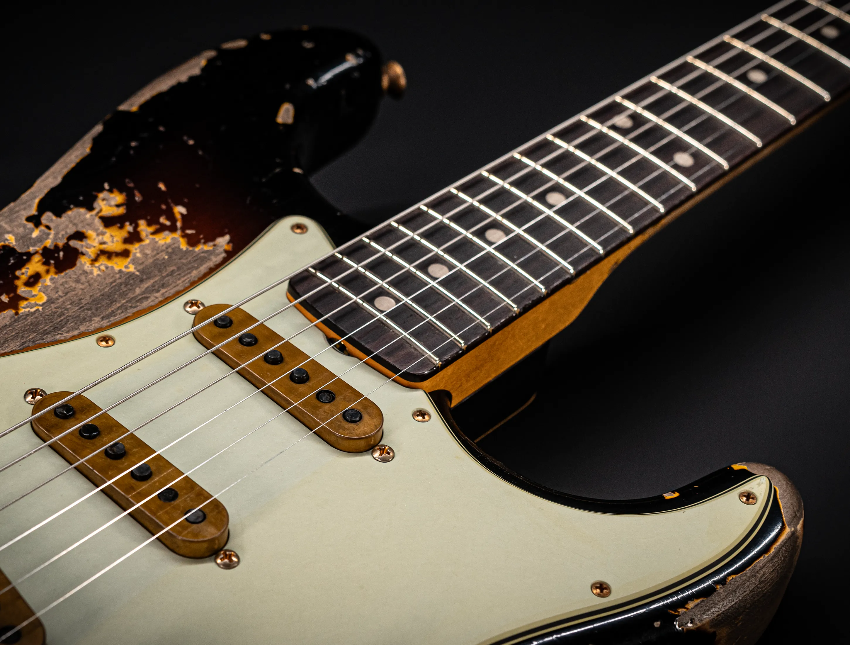 Fender MBD II 1962 Stratocaster MIDAS Super Heavy Relic - ASH Body Sunburst