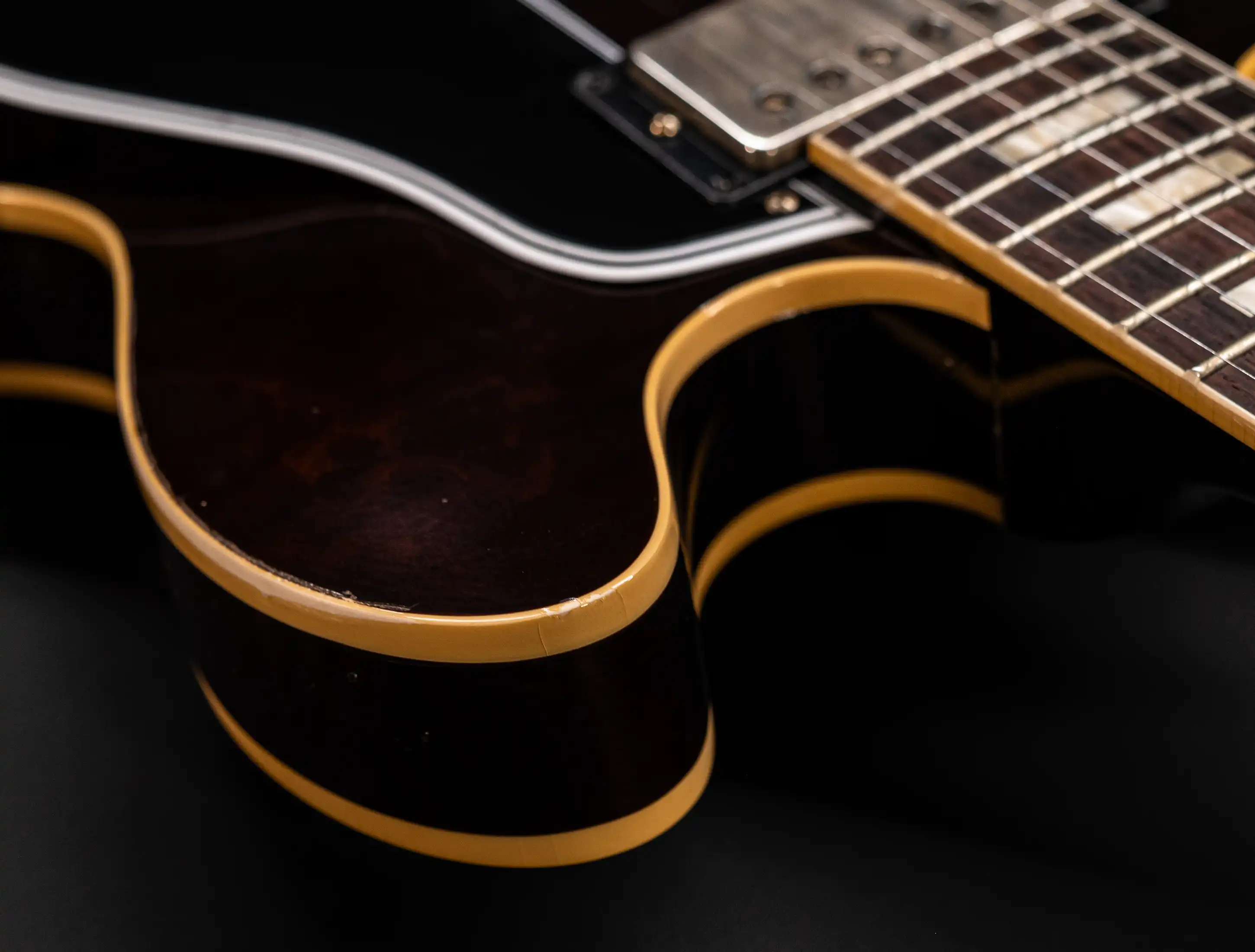 a154410 Gibson-ES-335-1964-Custom-Shop-Murphy-Lab-Heavy-Aged-Figured-Maple-Antique-Walnut-Stain