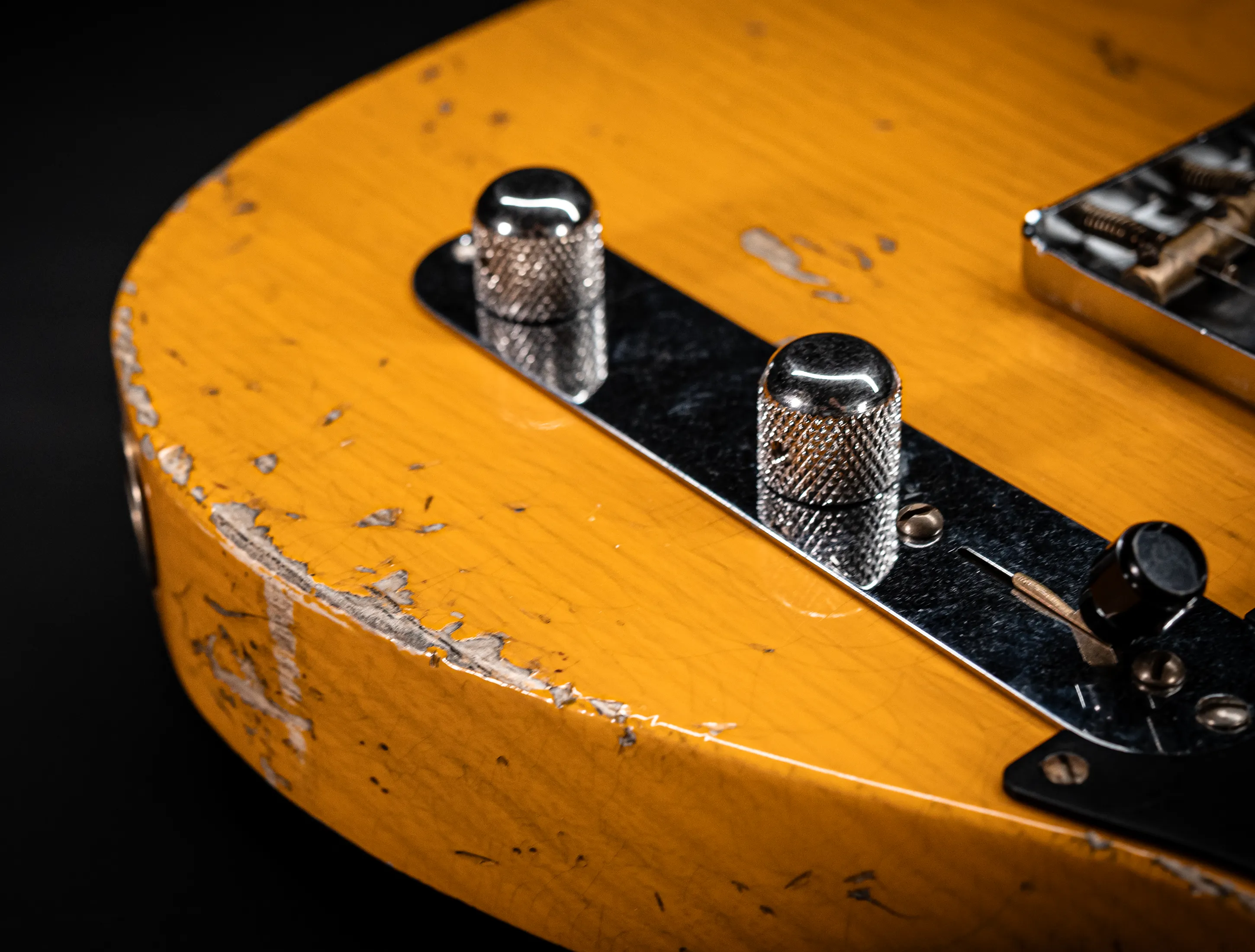 Fender MBD 1952 Humbucker Telecaster Heavy Relic 1pc Ash Body - Butterscotch Blonde